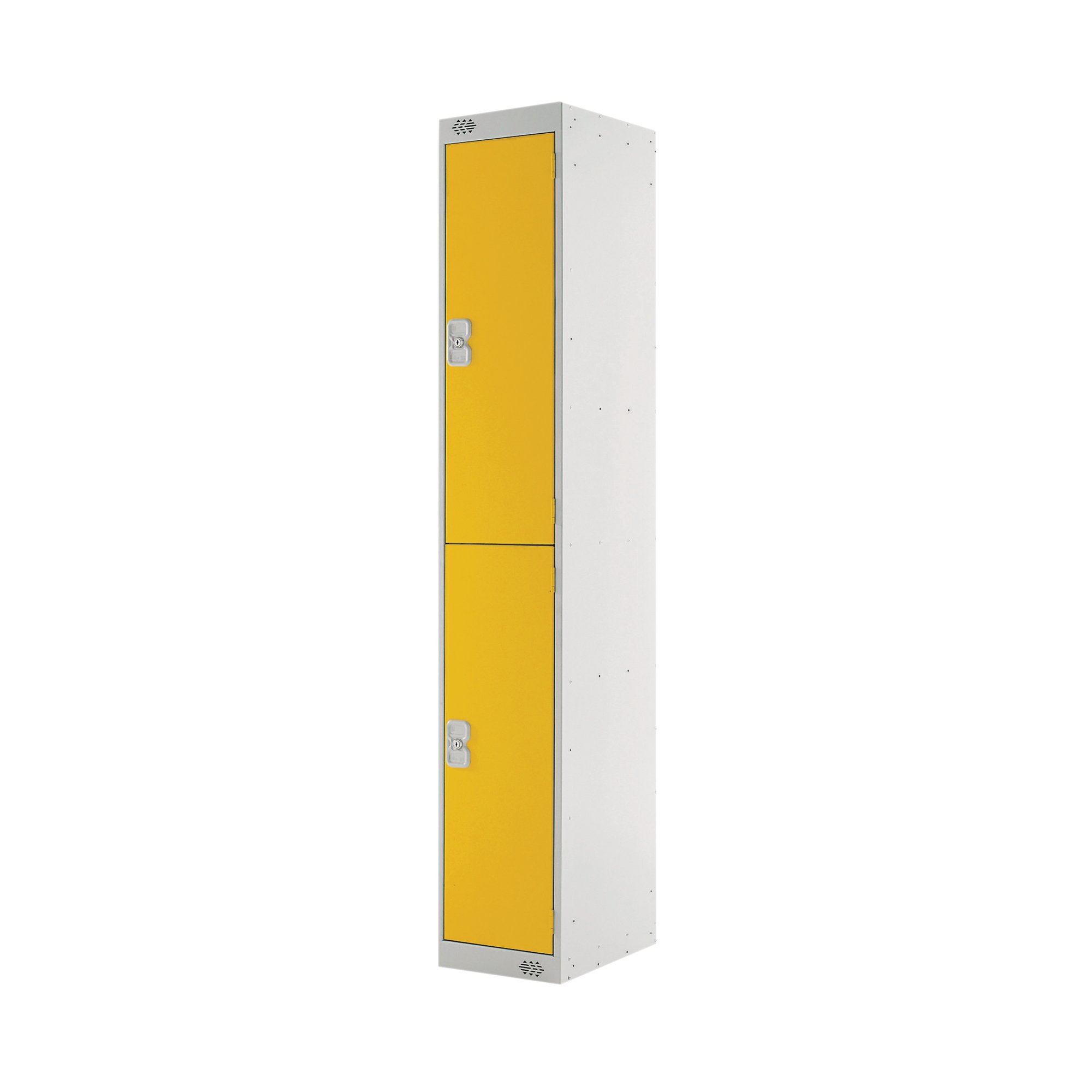 TWO COMPARTMENT LOCKER 450 YELLOW