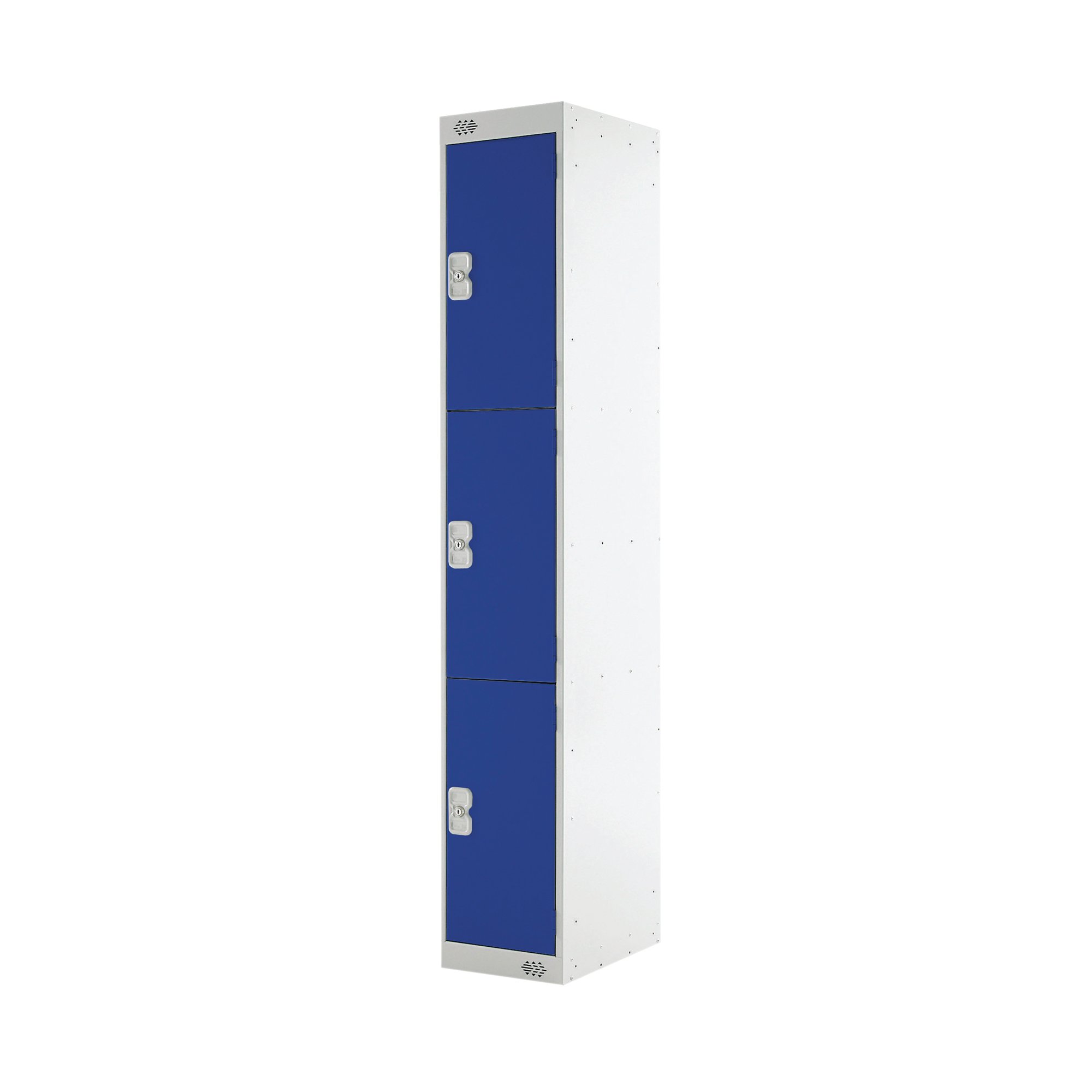 THREE COMPARTMENT LOCKER 450 BLUE