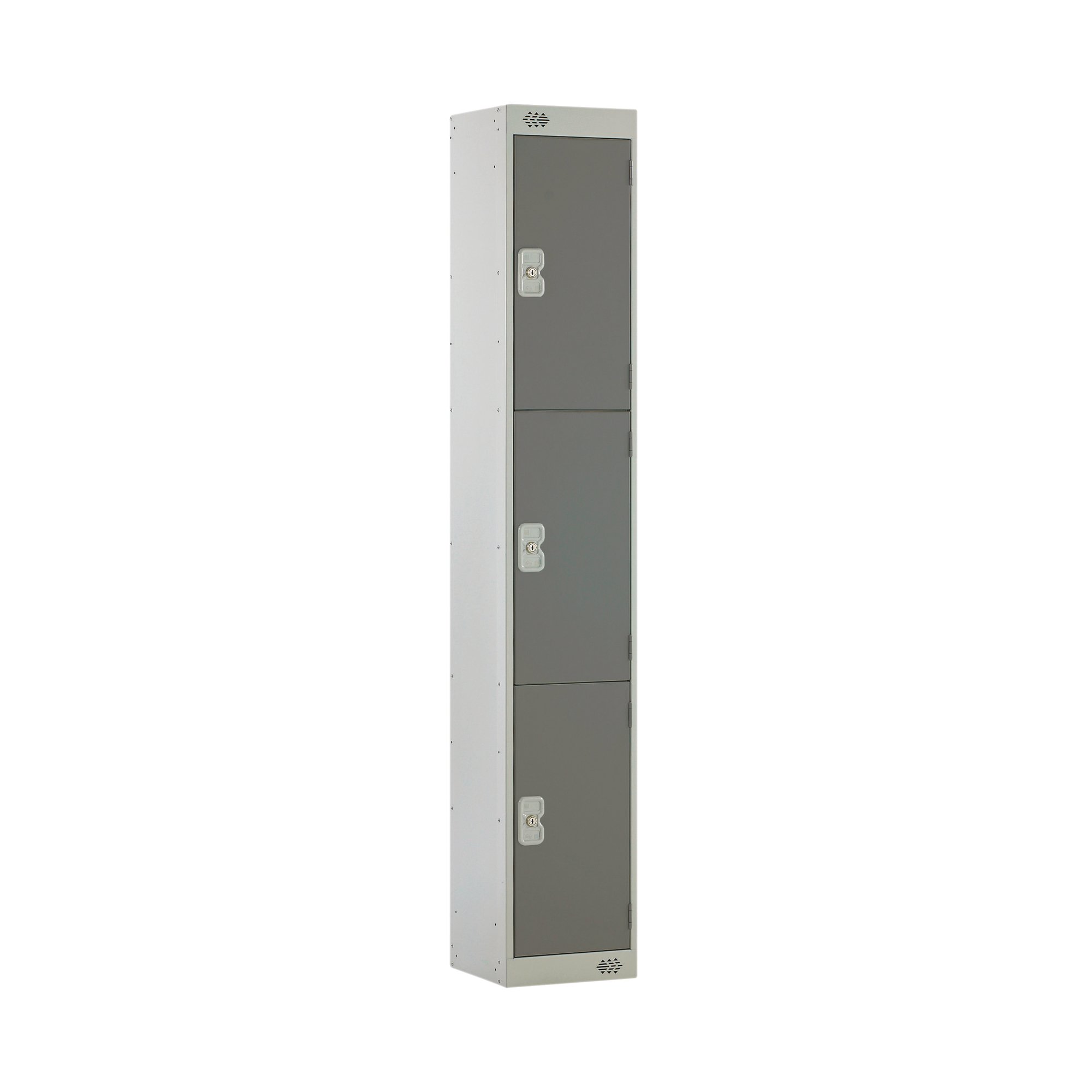 THREE COMPARTMENT LOCKER 450 D/GREY