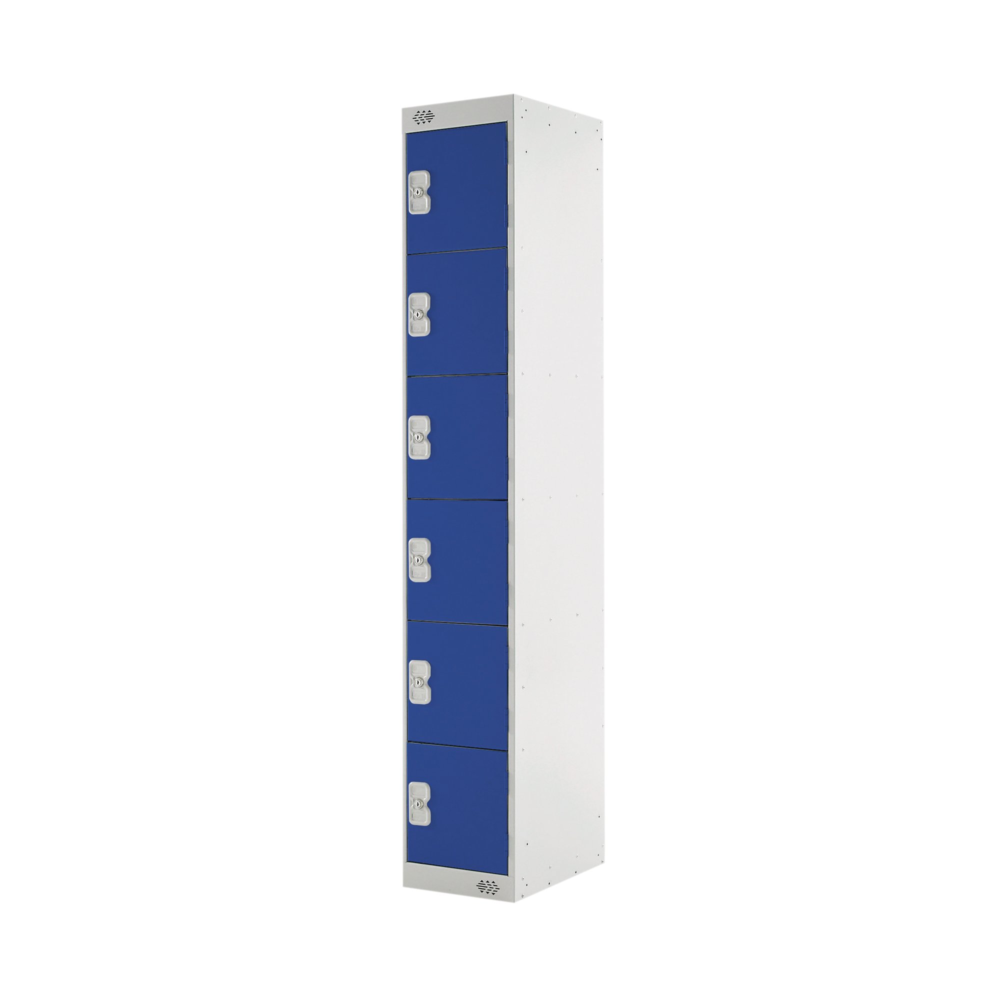 SIX COMPARTMENT LOCKER 450 BLUE