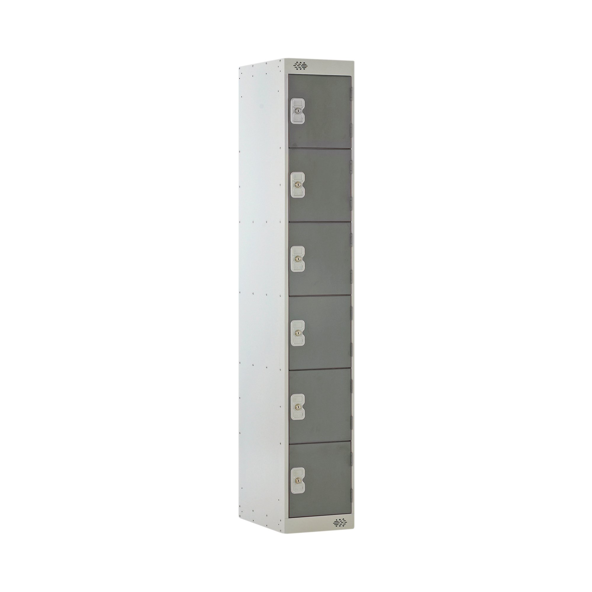 SIX COMPARTMENT LOCKER 450 D/GREY