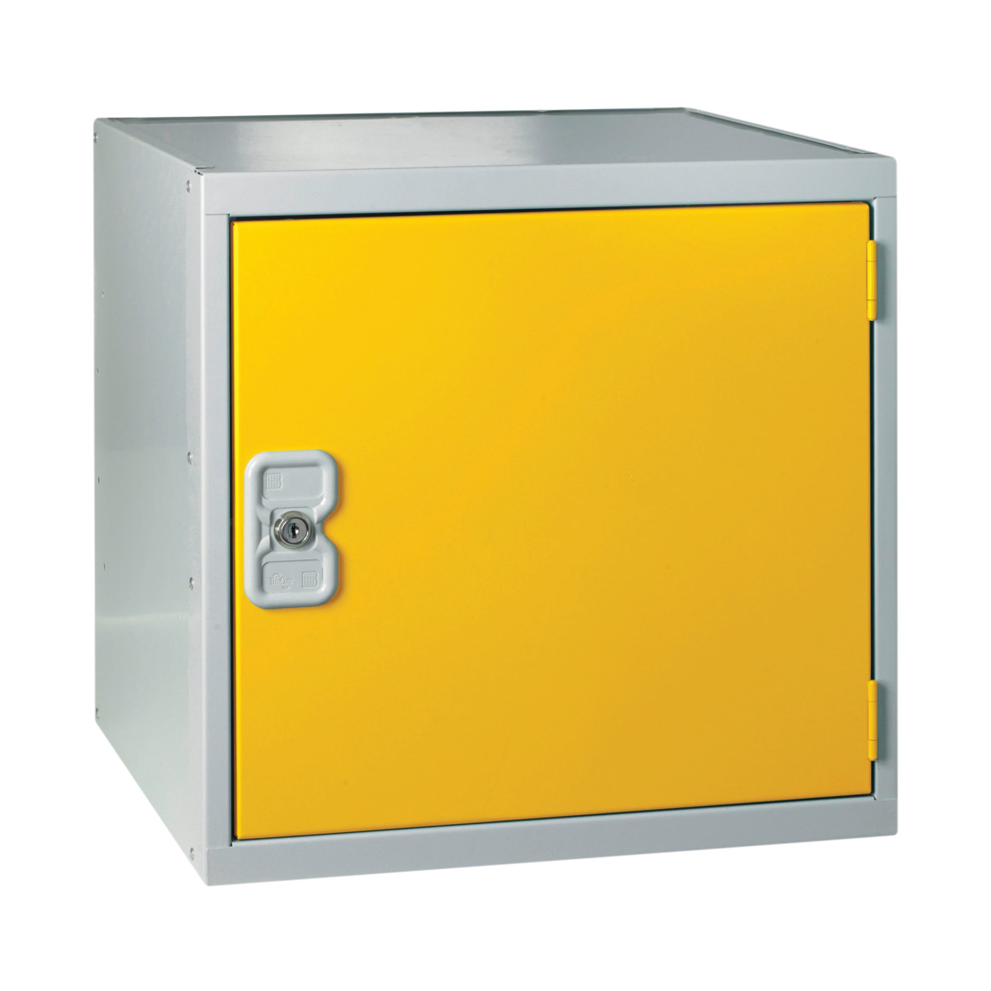 ONE COMP CUBE LOCKER 450X450 YELLOW