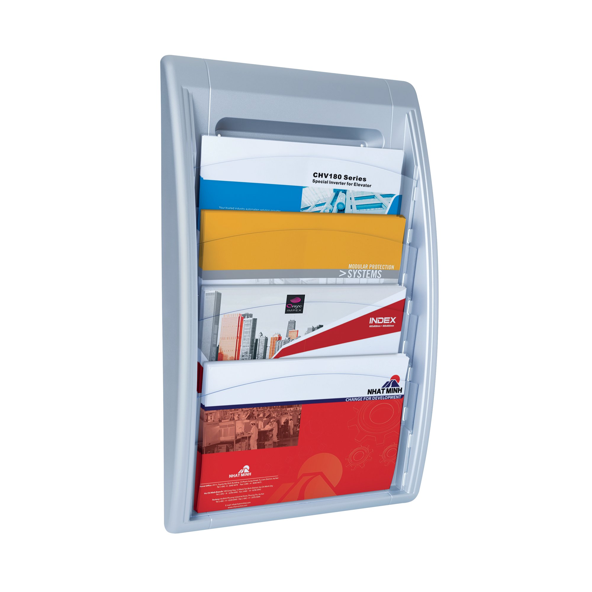 FAST PAPER OVRSZD WALL DISPLAY SLVR