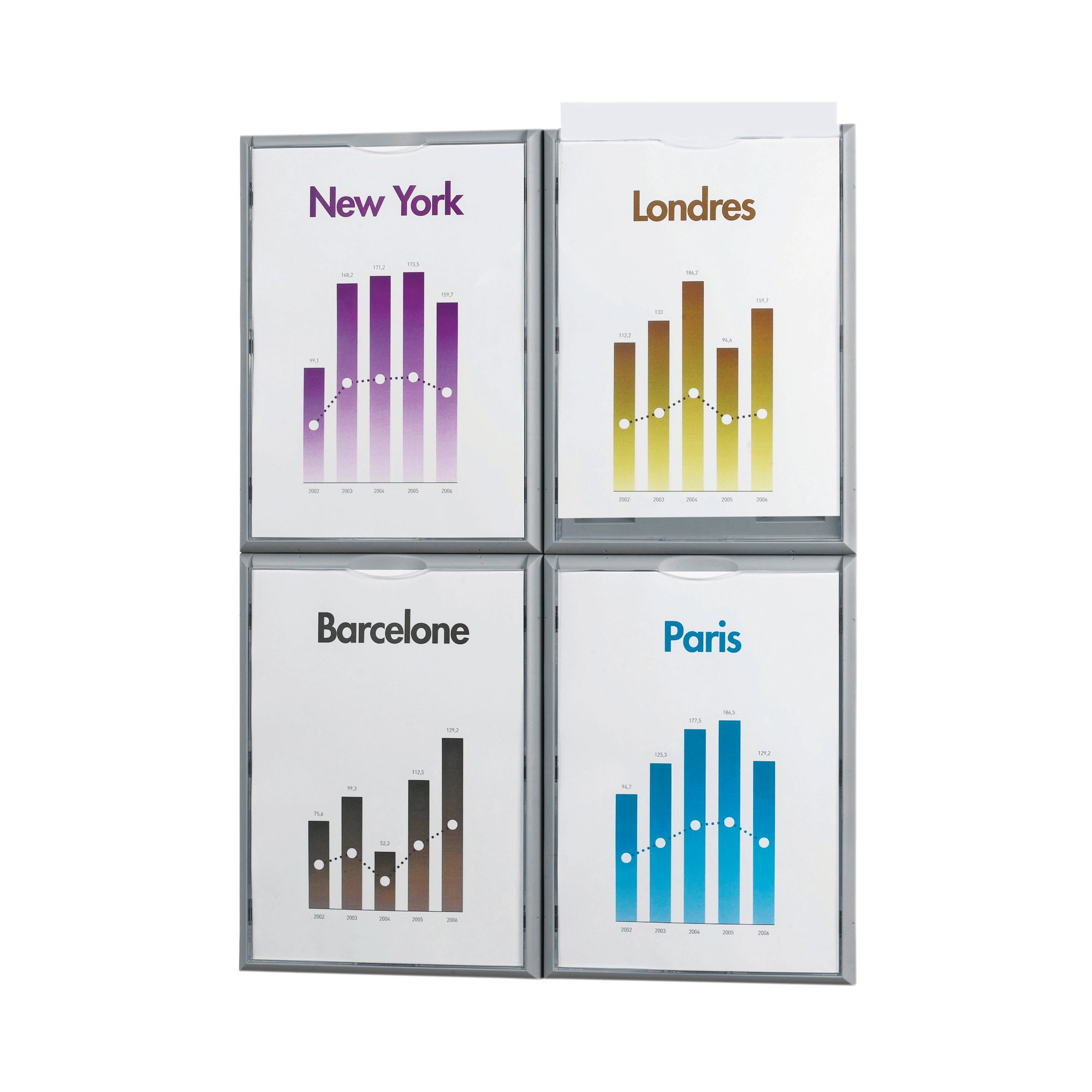 FAST PAPER A4 INFRMTION DSPLY SLVR