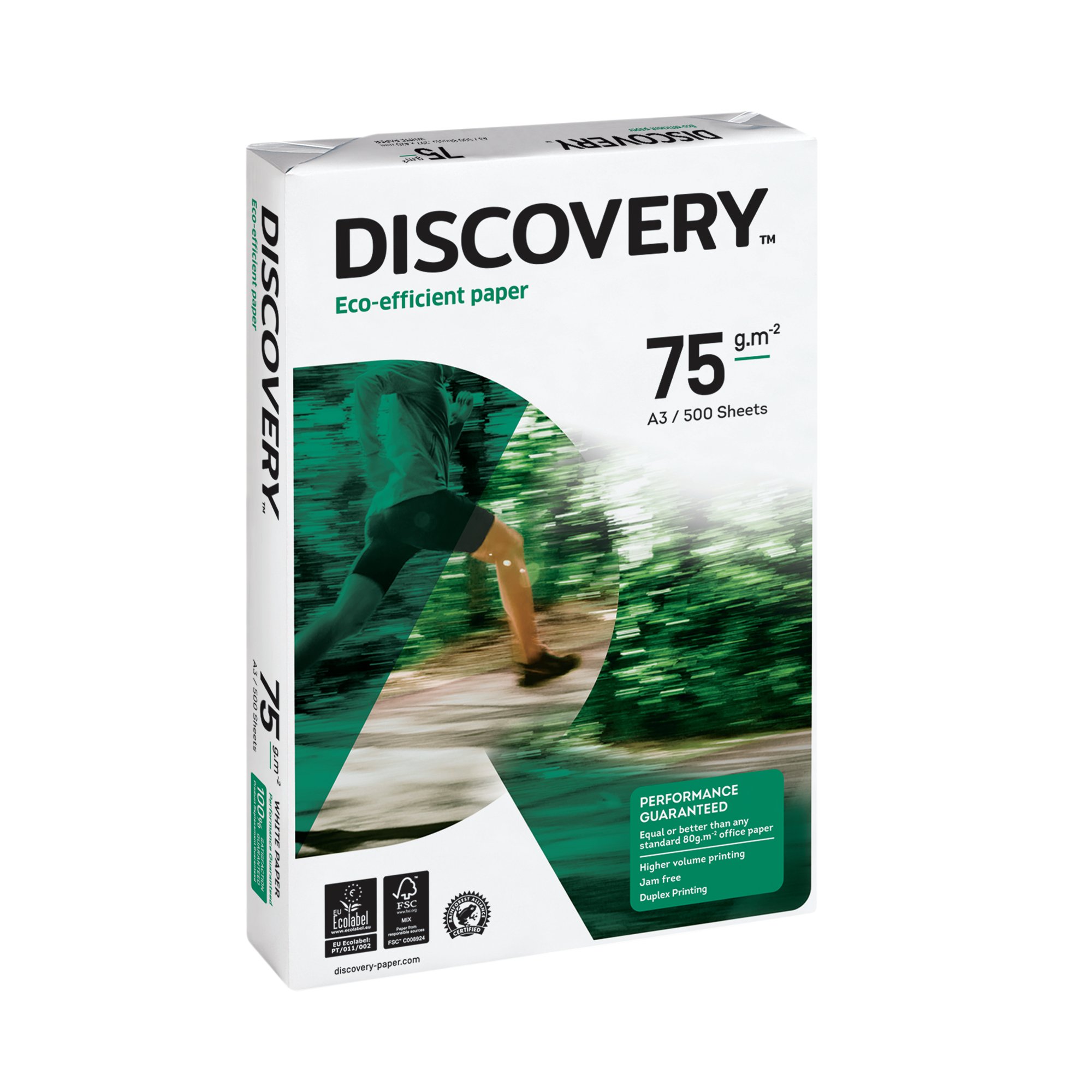 DISCOVERY A3 WHT PAPER REAM 75G P500