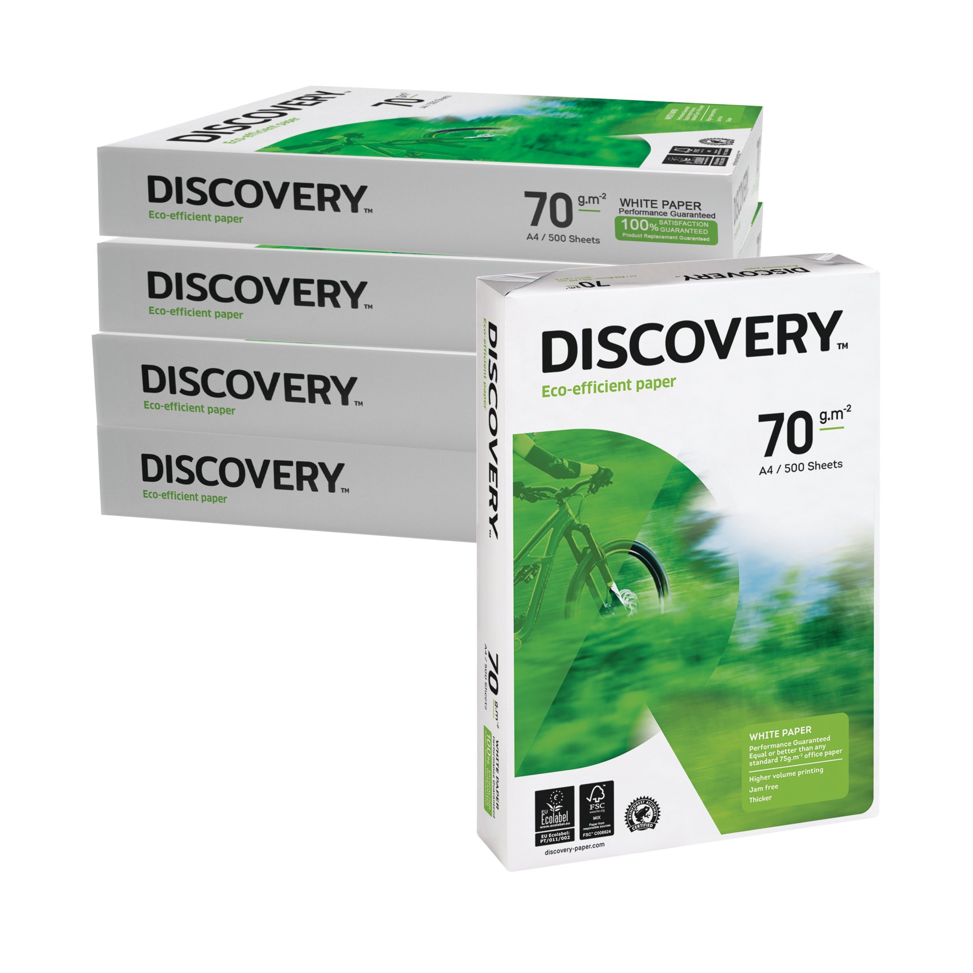 DISCOVERY A4 70GSM WHITE PAPER P2500