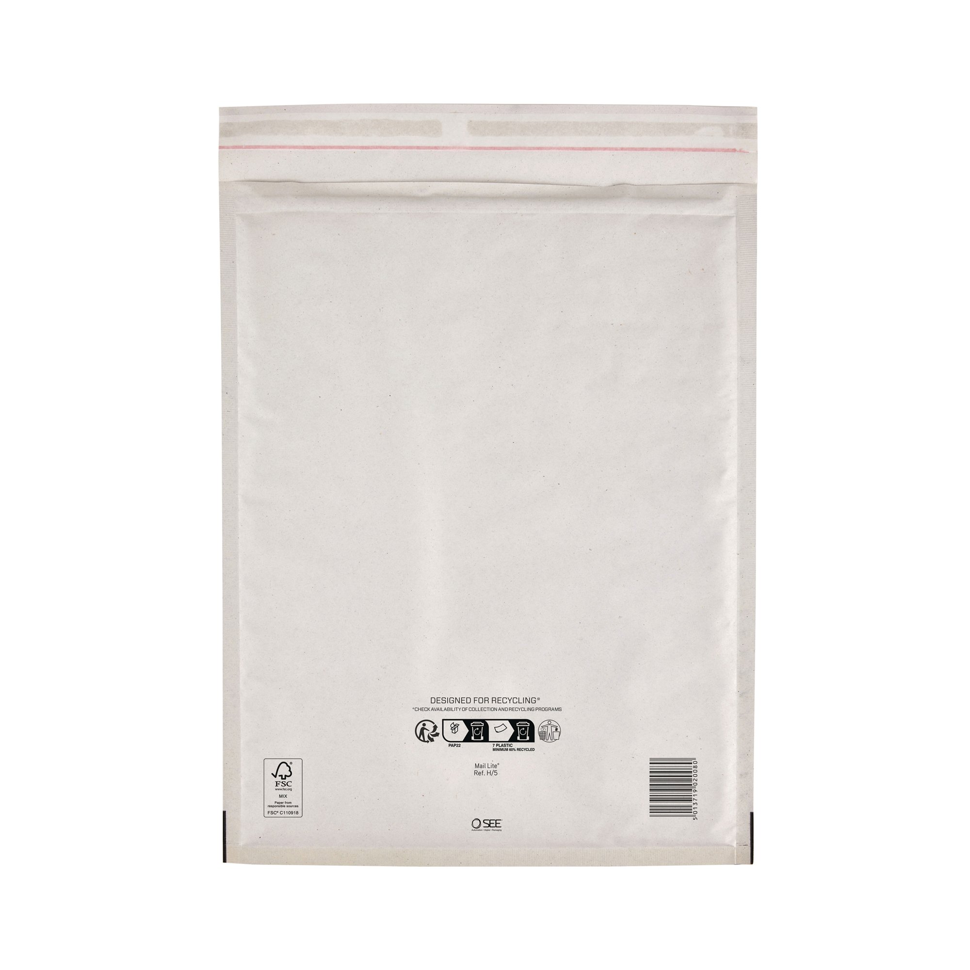 BUBBLE LINED BAG WHITE 270X360 PK50