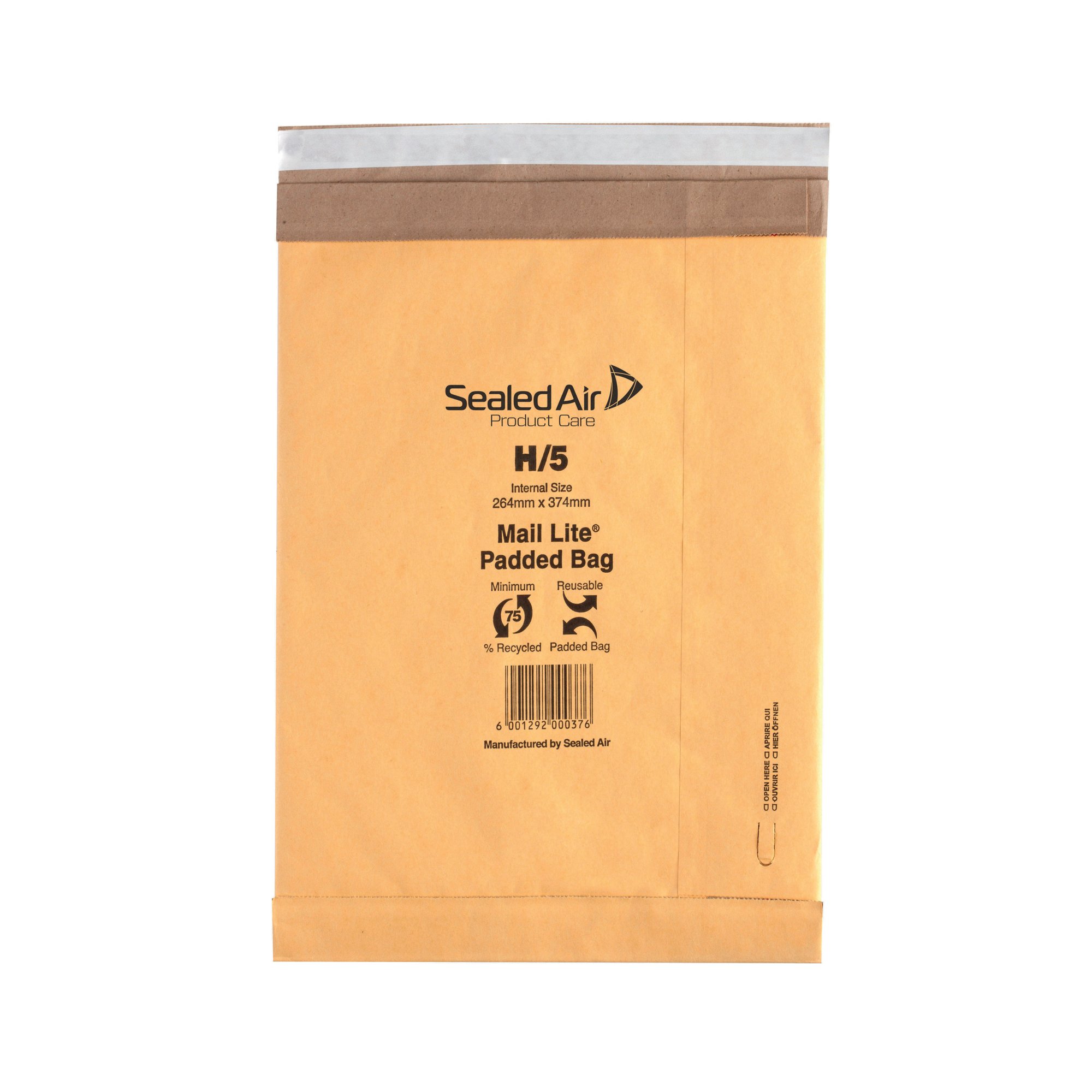 SEALED AIR POST BAG H5 GOLD PK50