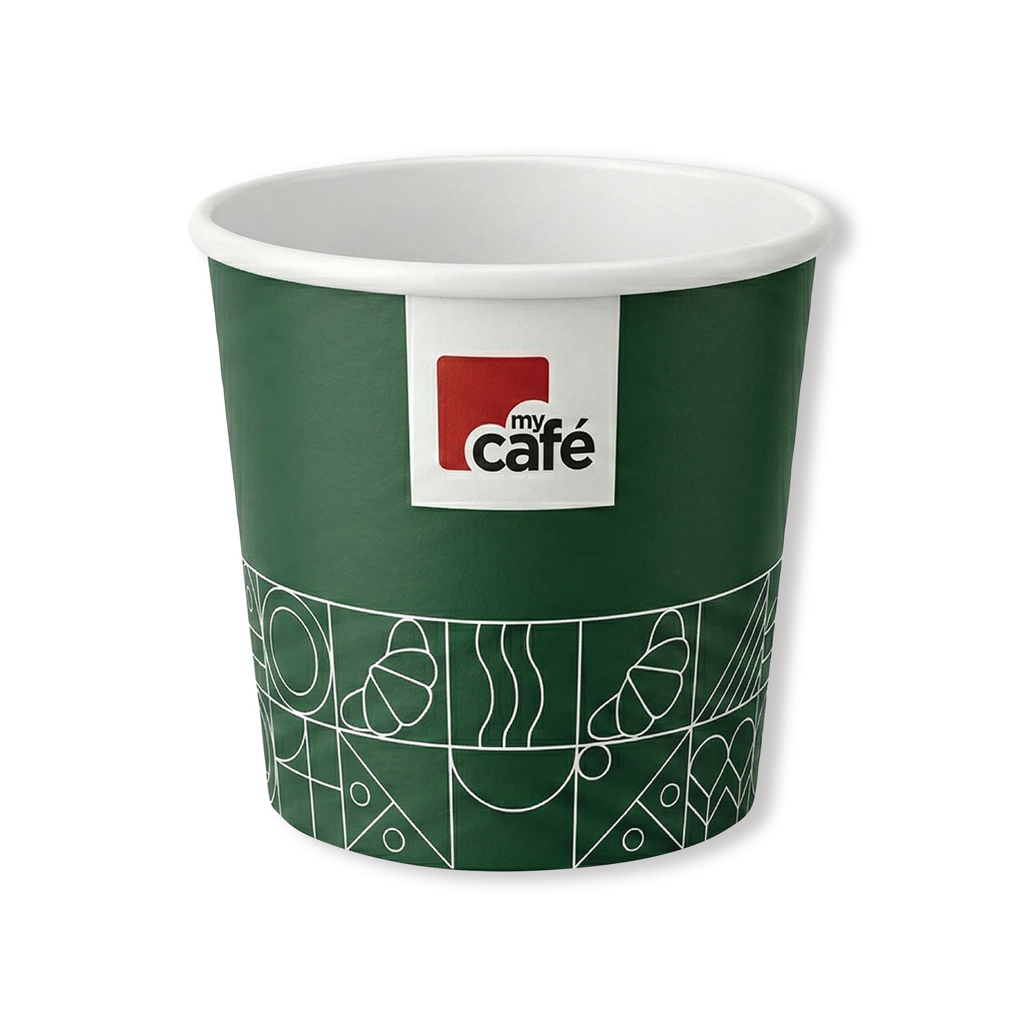 MYCAFE SIN WALL PPR HOT CUP 4OZ PK50