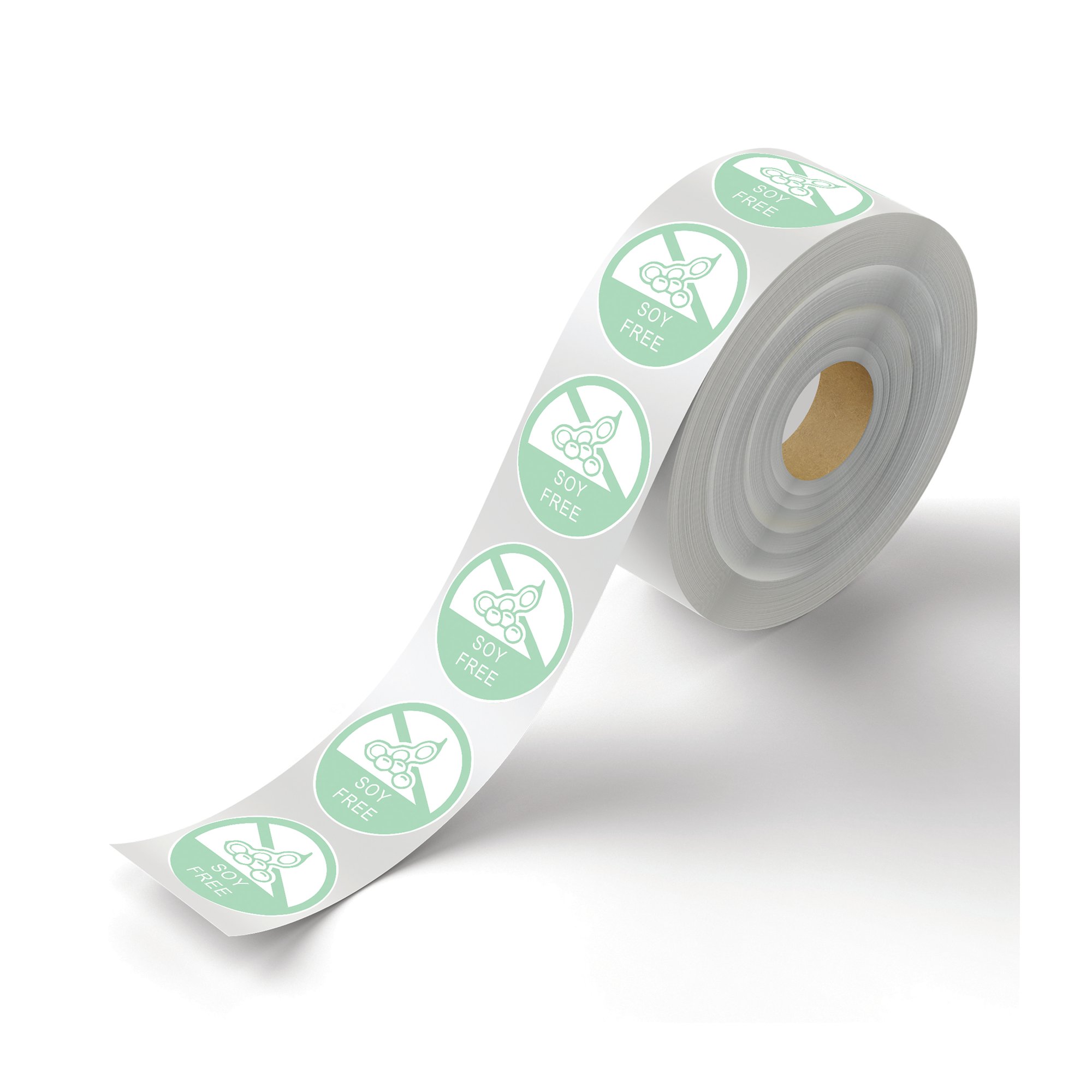 FOOD LABEL SOY FREE 25MM (PK1000)