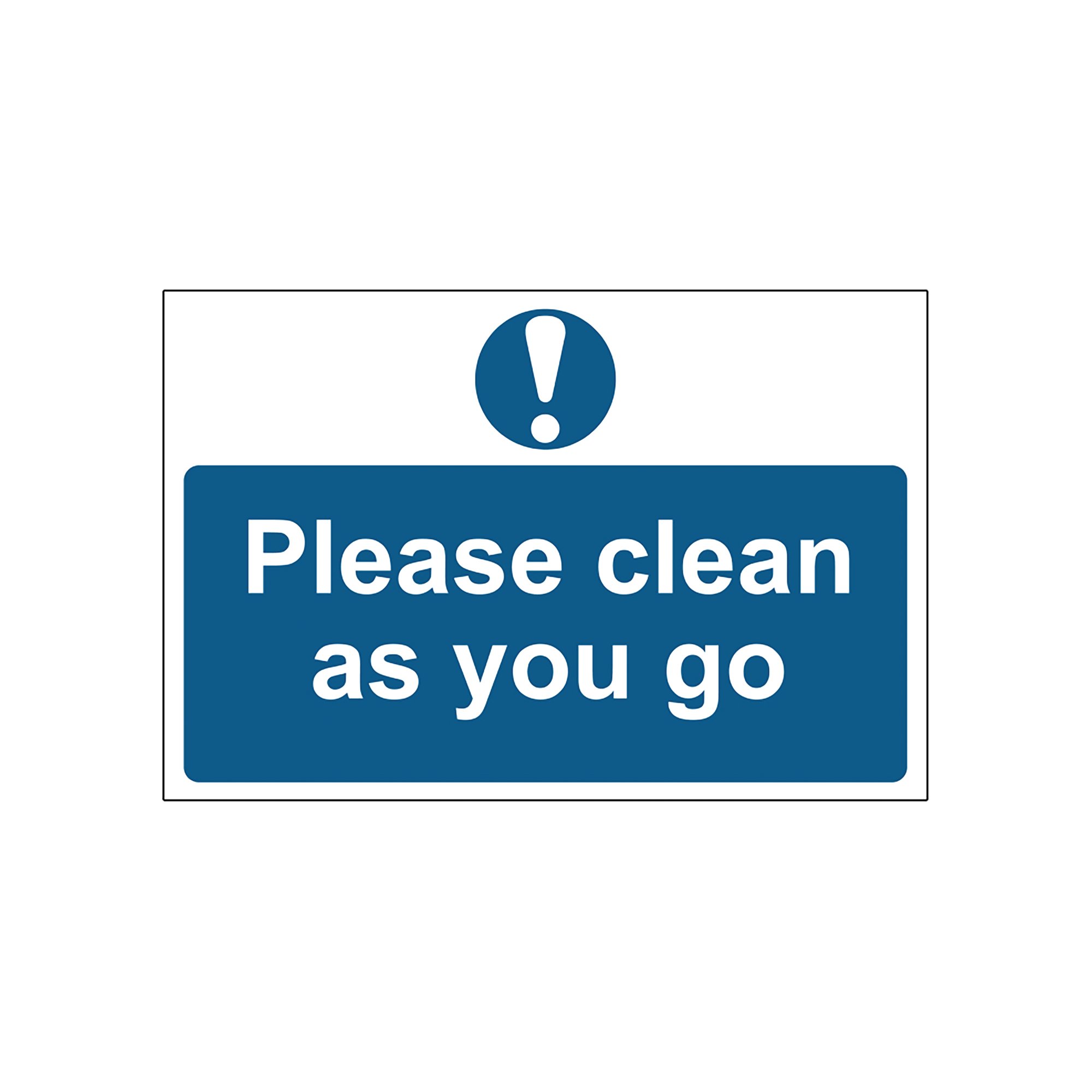 PLEASE CLEAN SIGN SAVE PP 300X200