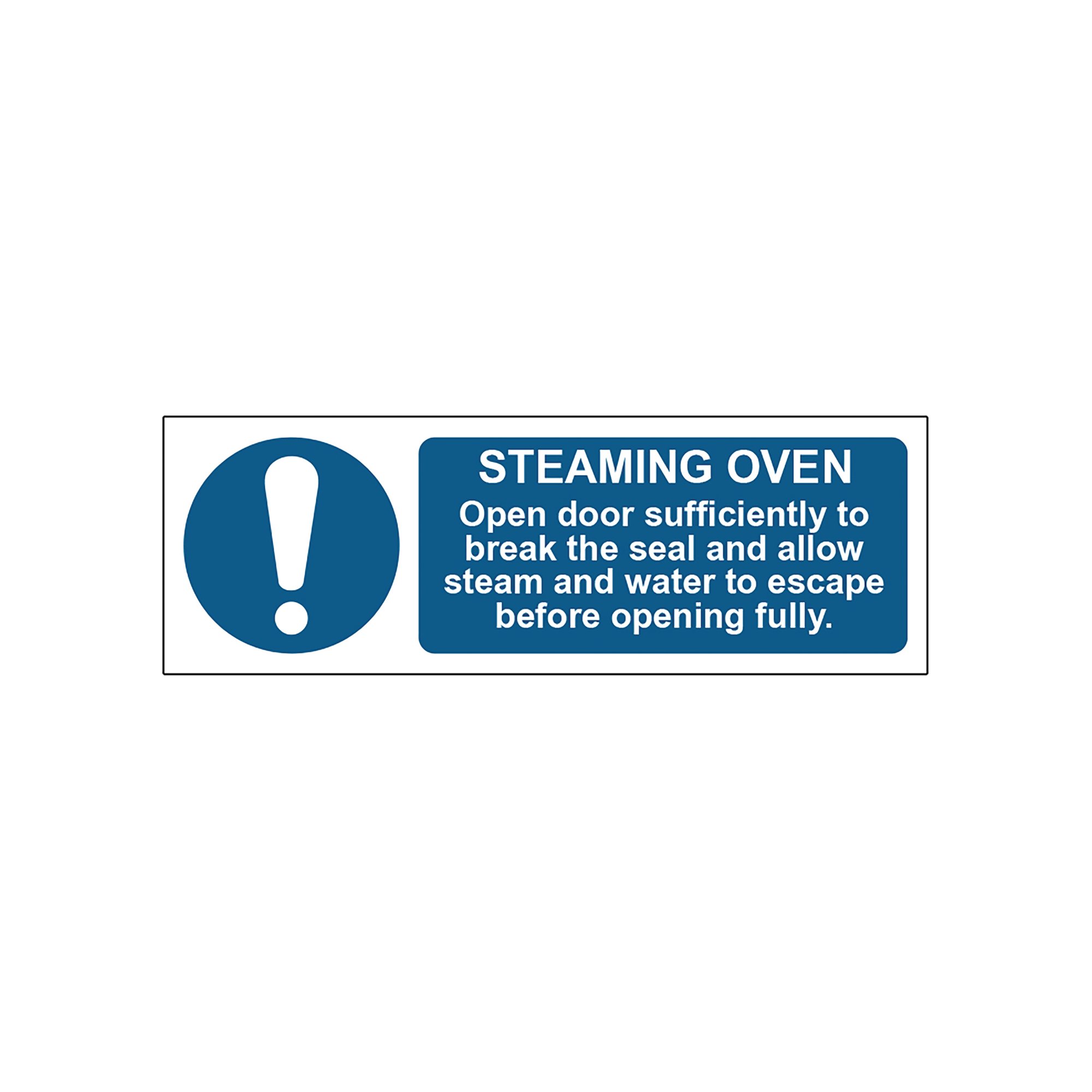 STEAMING OVEN SIGN SAVE VNL 300X100