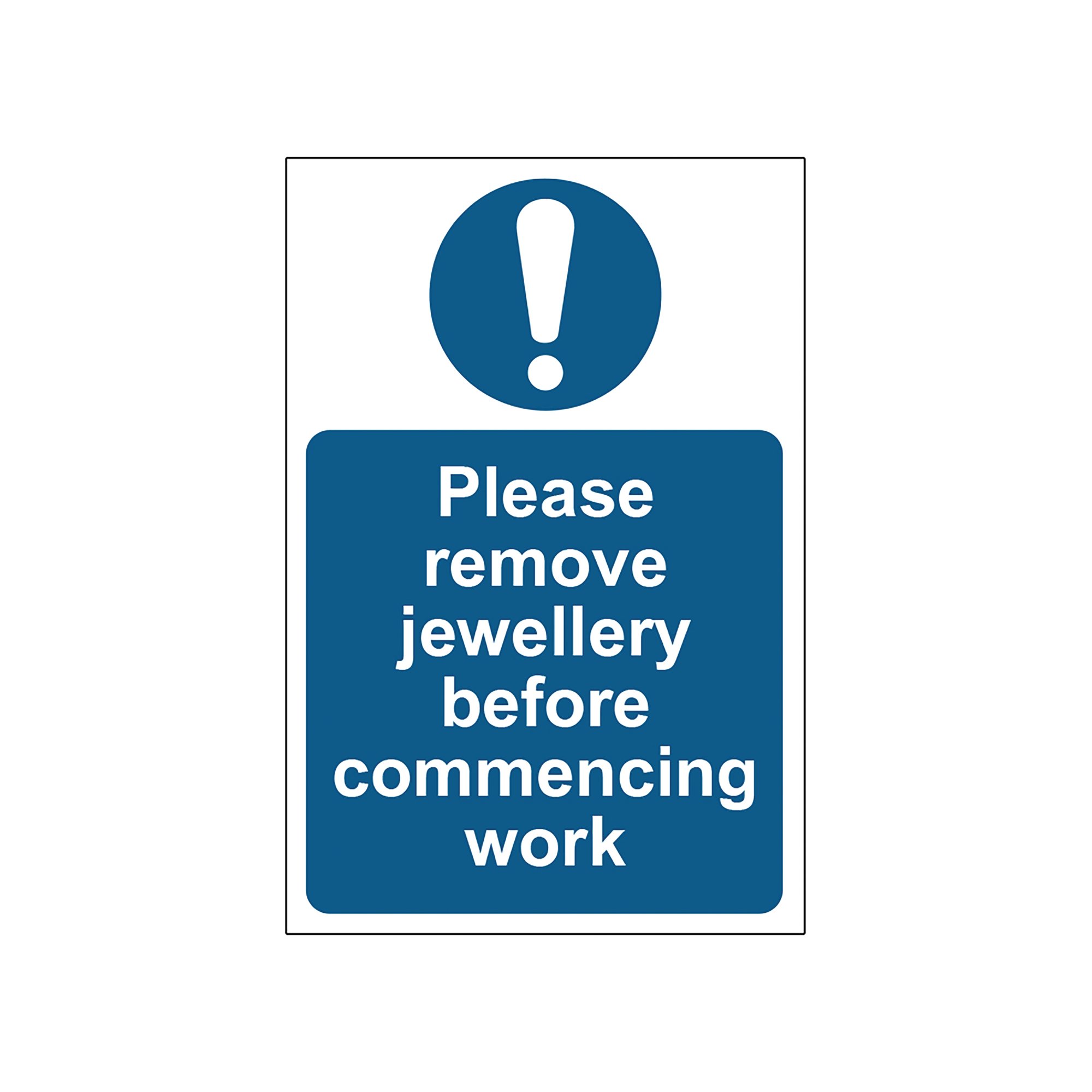REMOVE JEWELLERY SIGN VNL 200X300