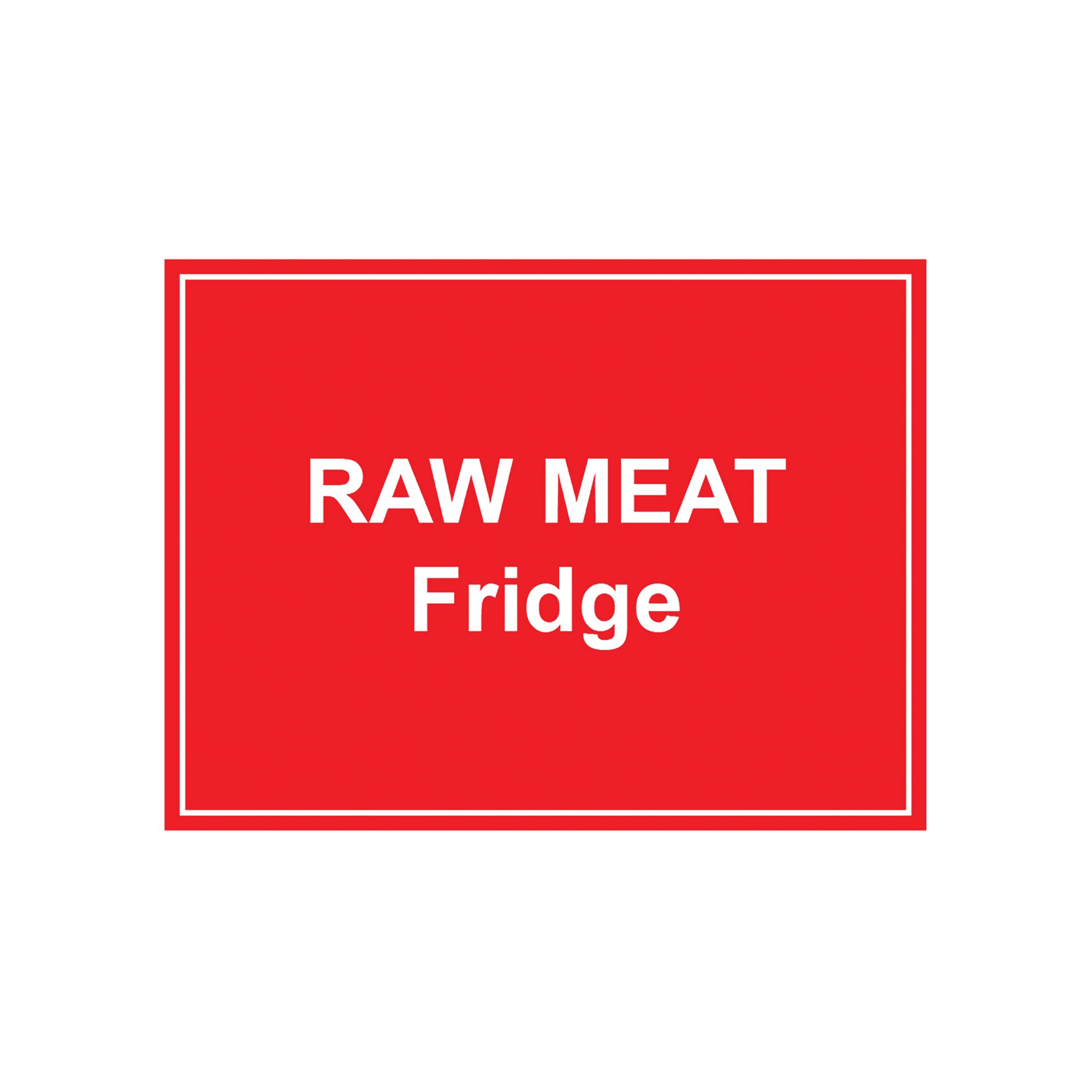 RAW MEAT SIGN SAVE VNL 150X200