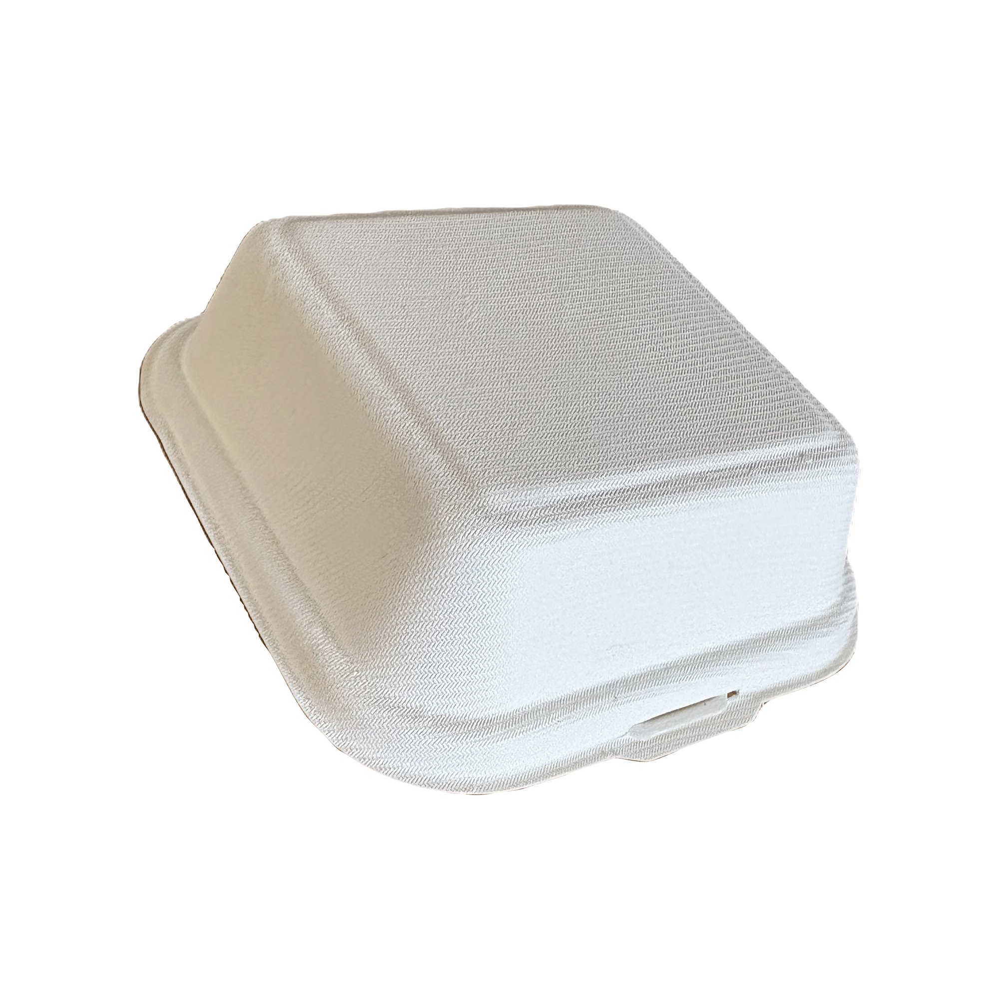 BAGASSE BURGER BOX 6X6 INCH PK500