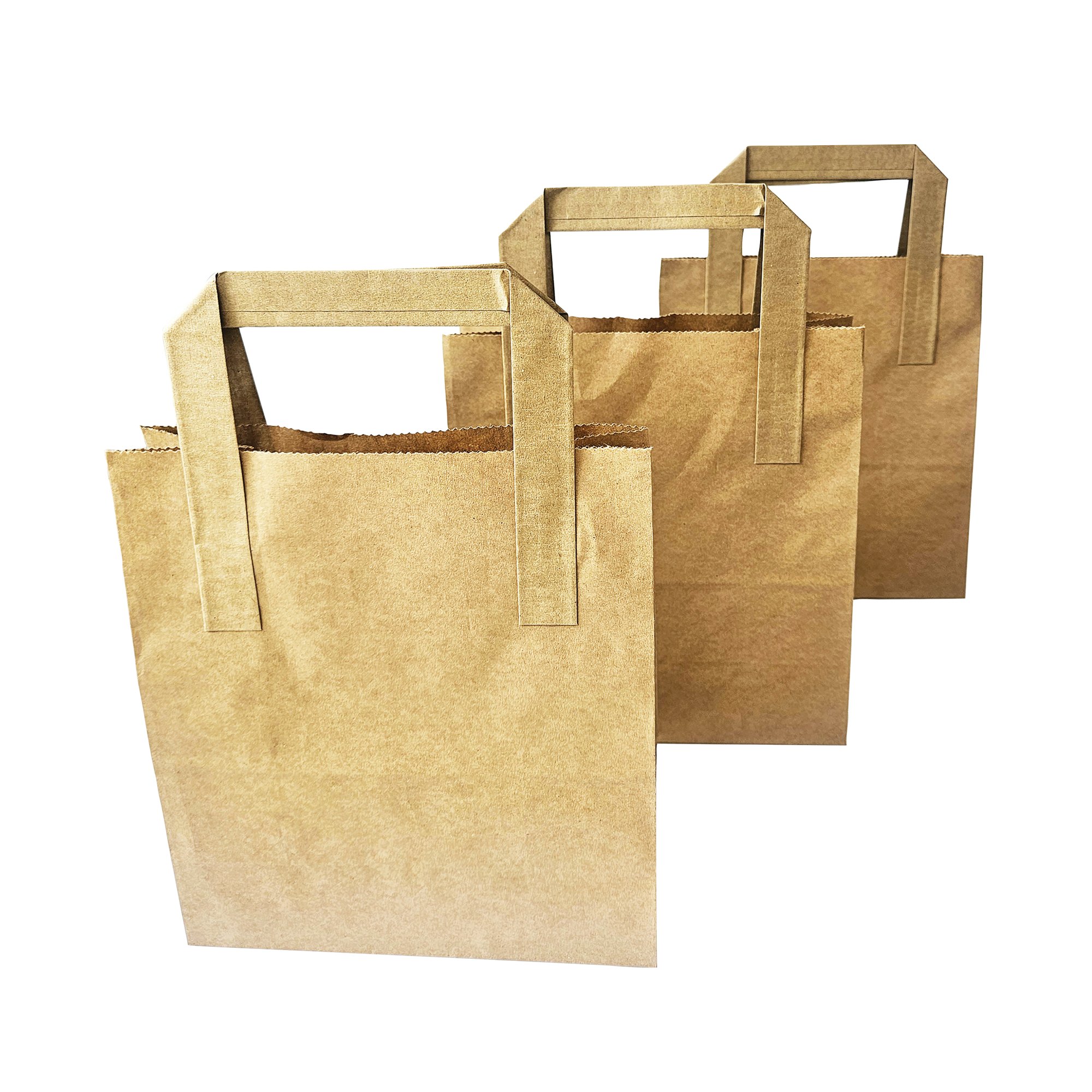 KRAFT PAPER BAG 175X115X345MM PK250
