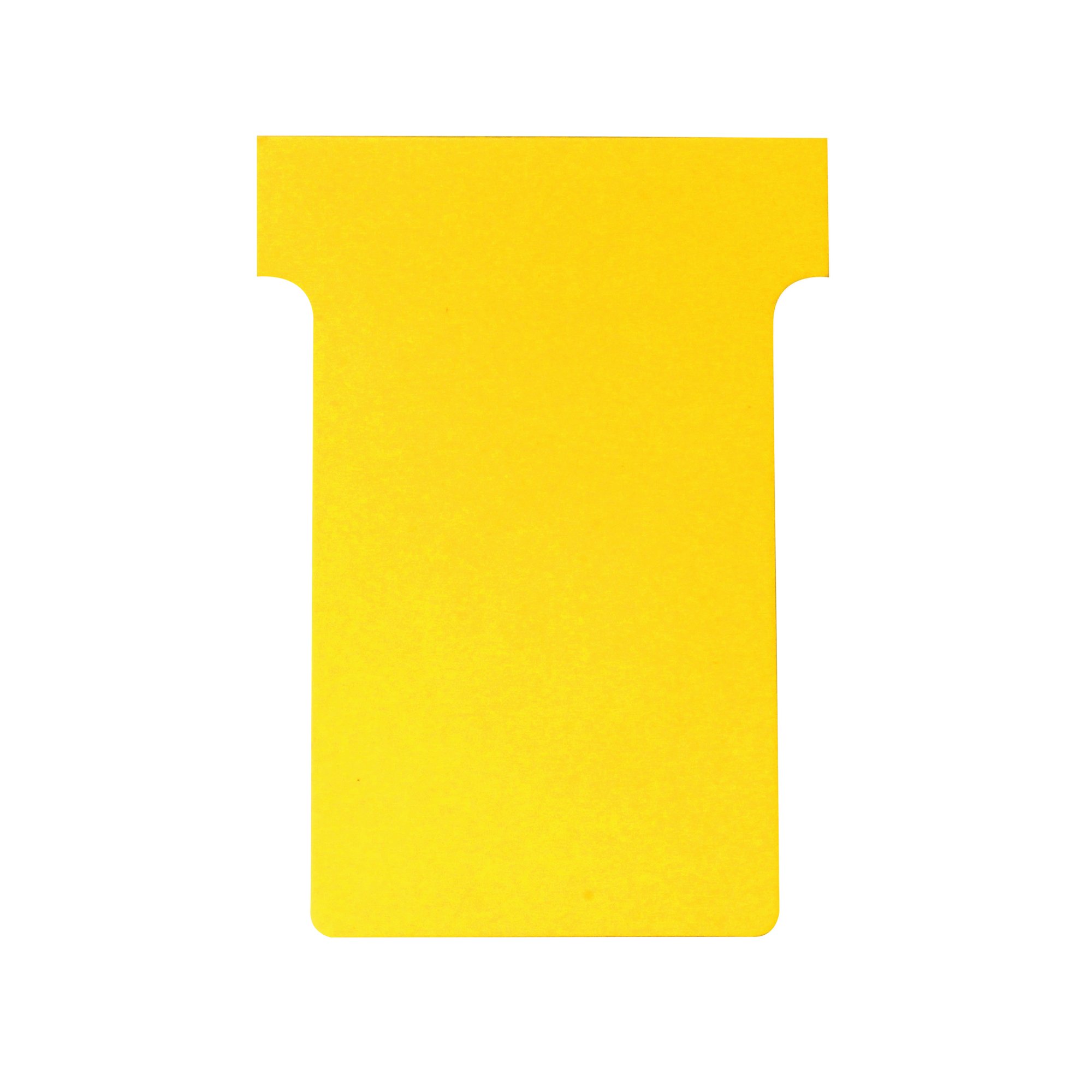 NOBO T-CARD SIZE 2 YELLOW PK100
