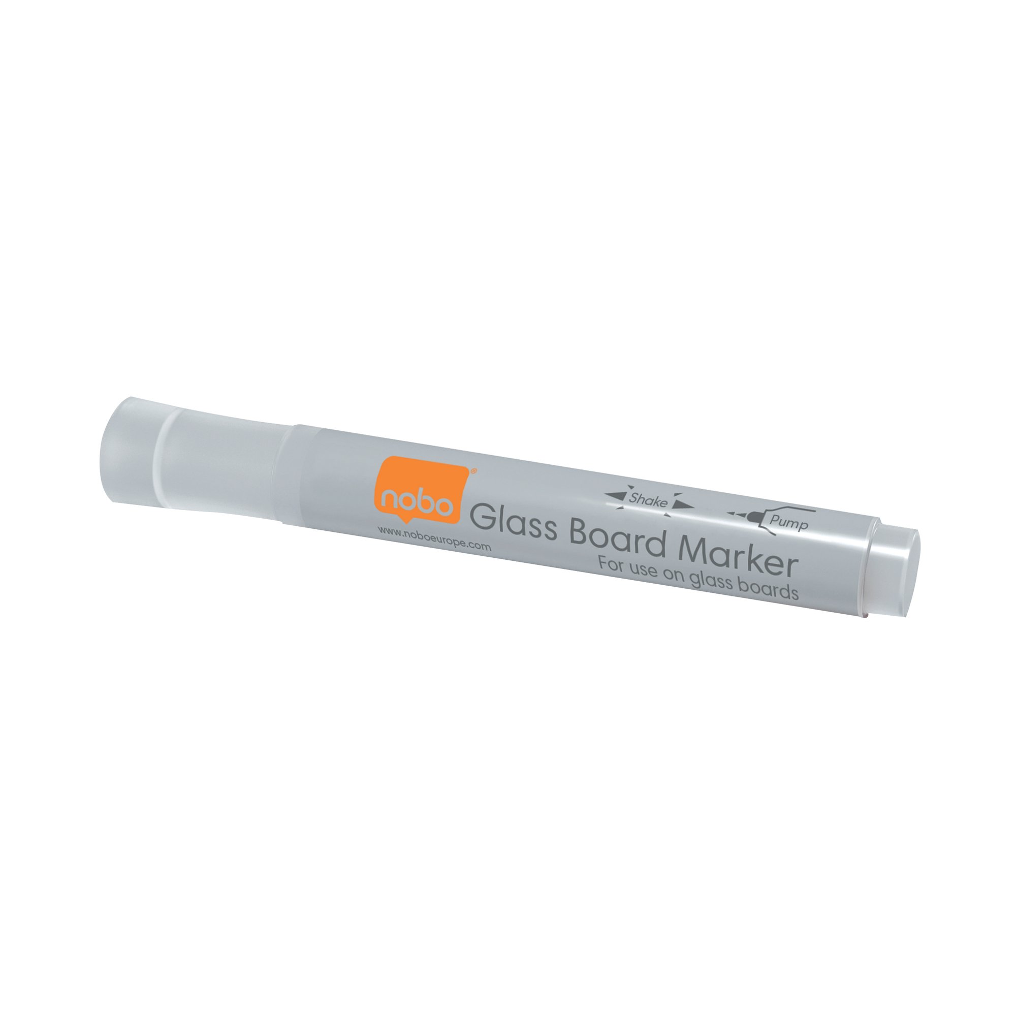 NOBO GLASS WHITEBD MARKER WHT PK4