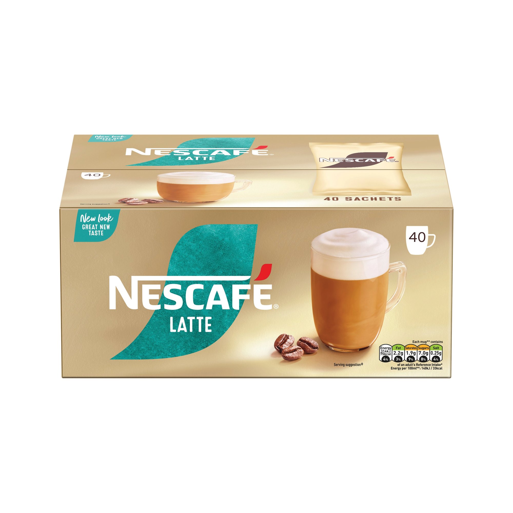 NESCAFE LATTE SACHETS 720G PK40