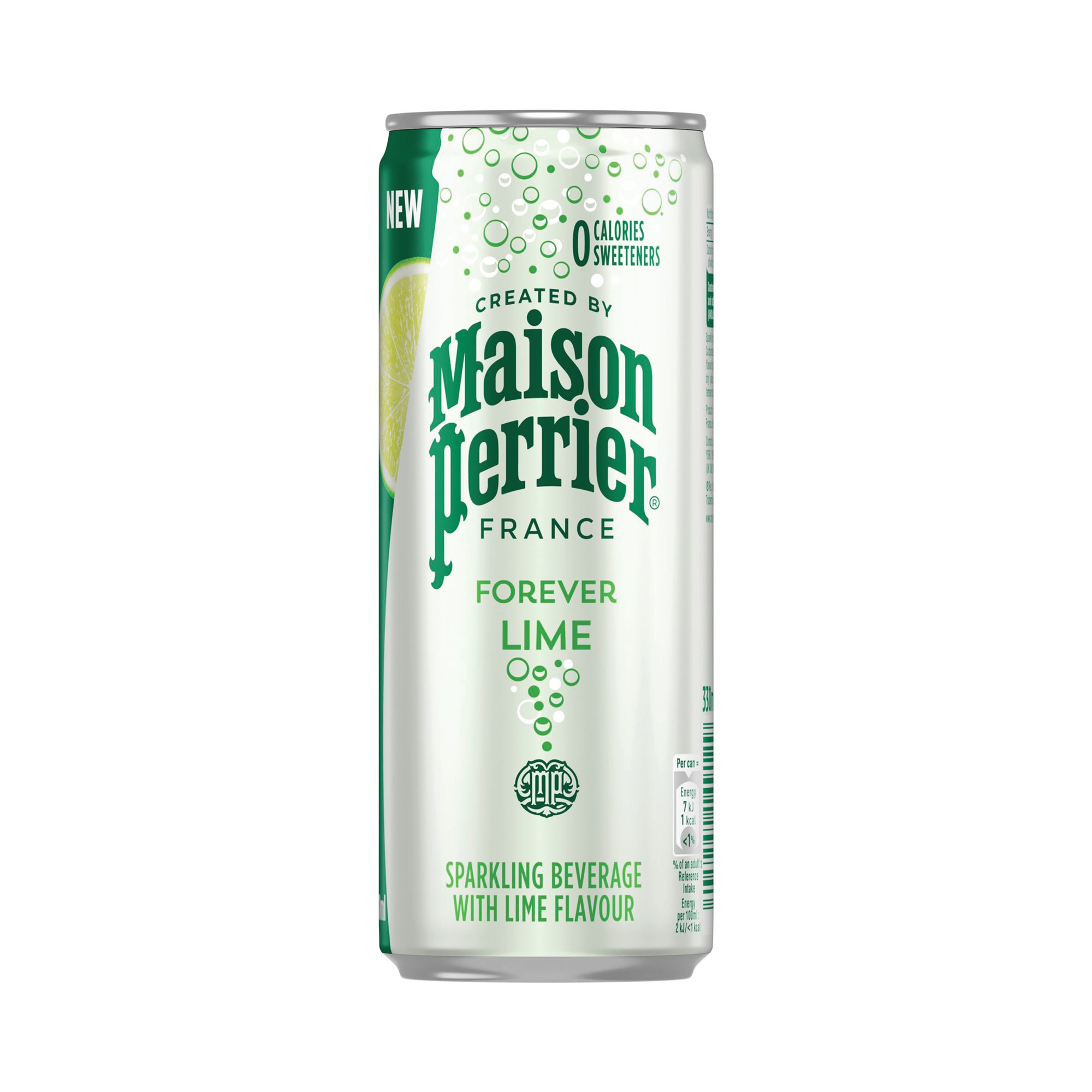 MAISON PERRIER WTR LIME 330 CAN PK24