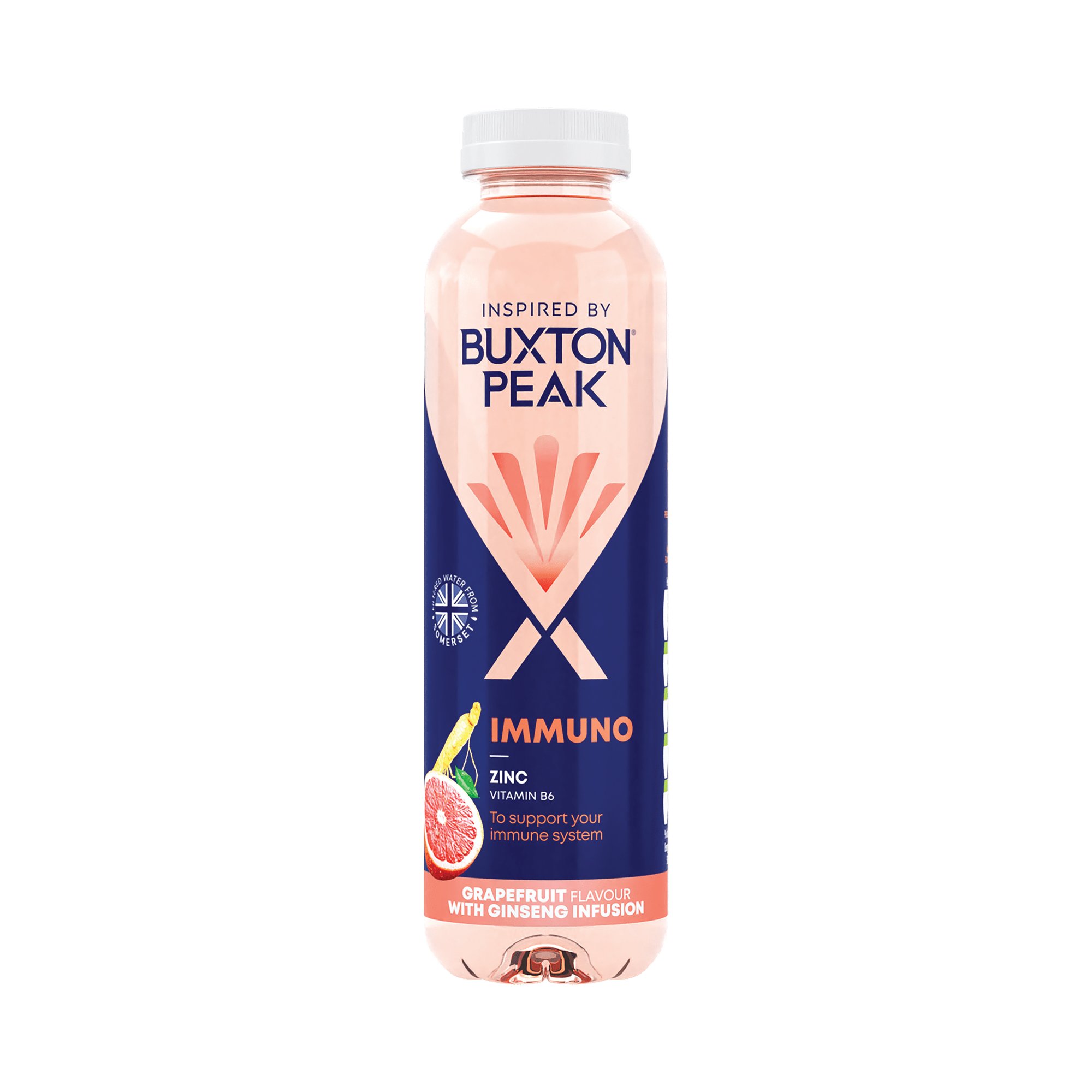 BUXTON PEAK IMMUNO WATER 400ML PK12