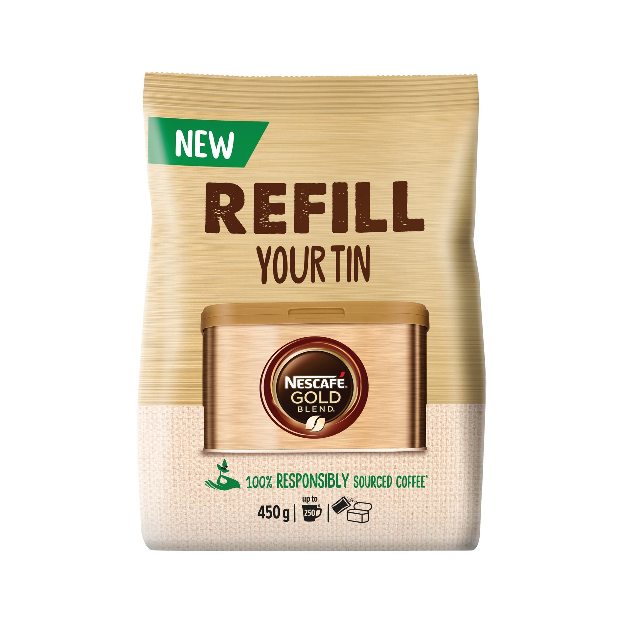 NESCAFE GOLD BLEND 450G REFILL POUCH