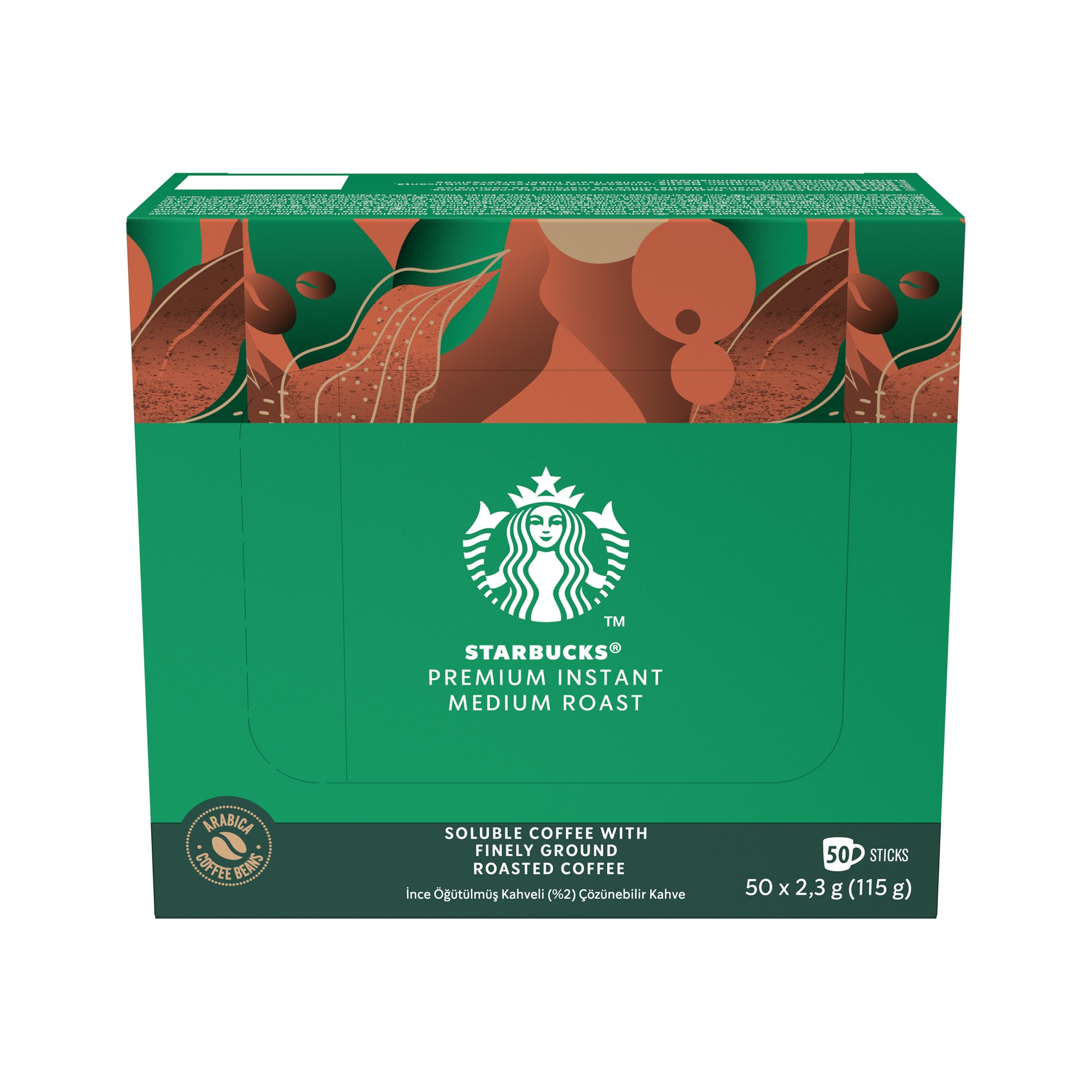 STARBUCKS MED ROAST COFFEE SAC PK50