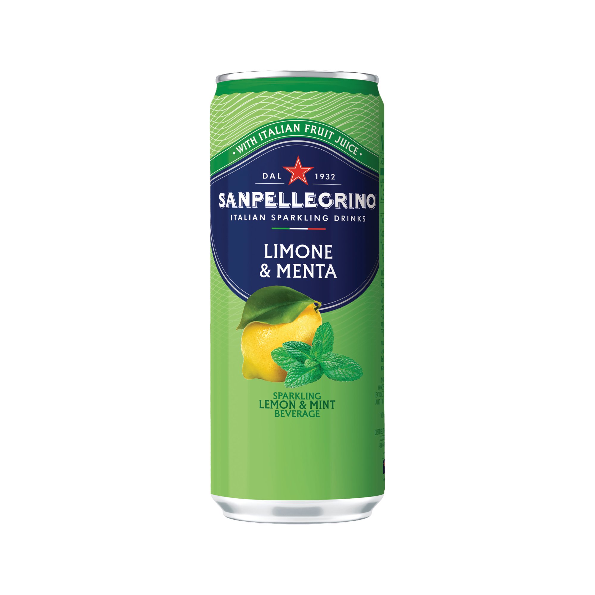 SAN PELLEGRINO LEMON/MINT 330ML PK24