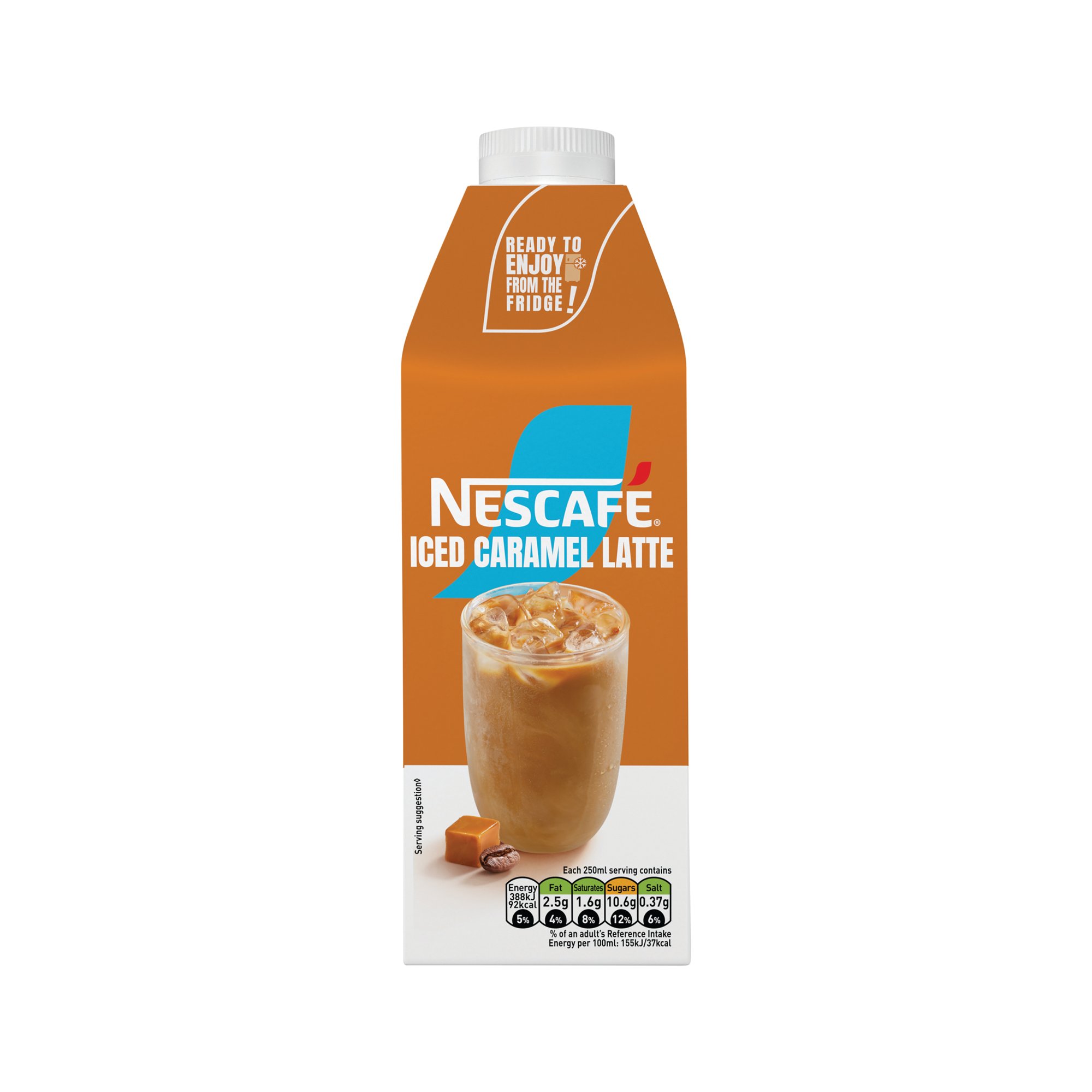 NESCAFE ICED CARAMEL LATTE 750ML PK6