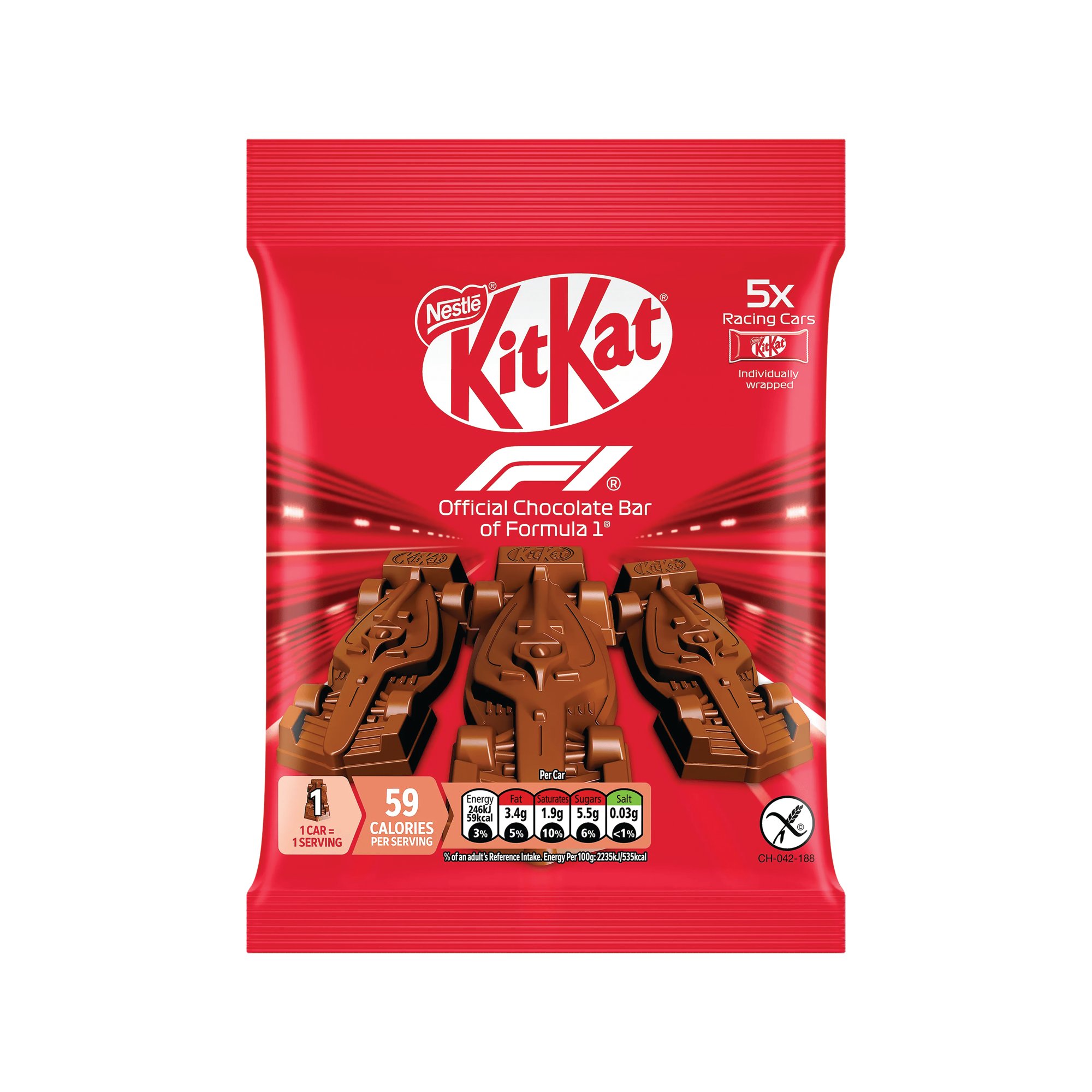 NESTLE KITKAT F1 CHOC POUCH 55G