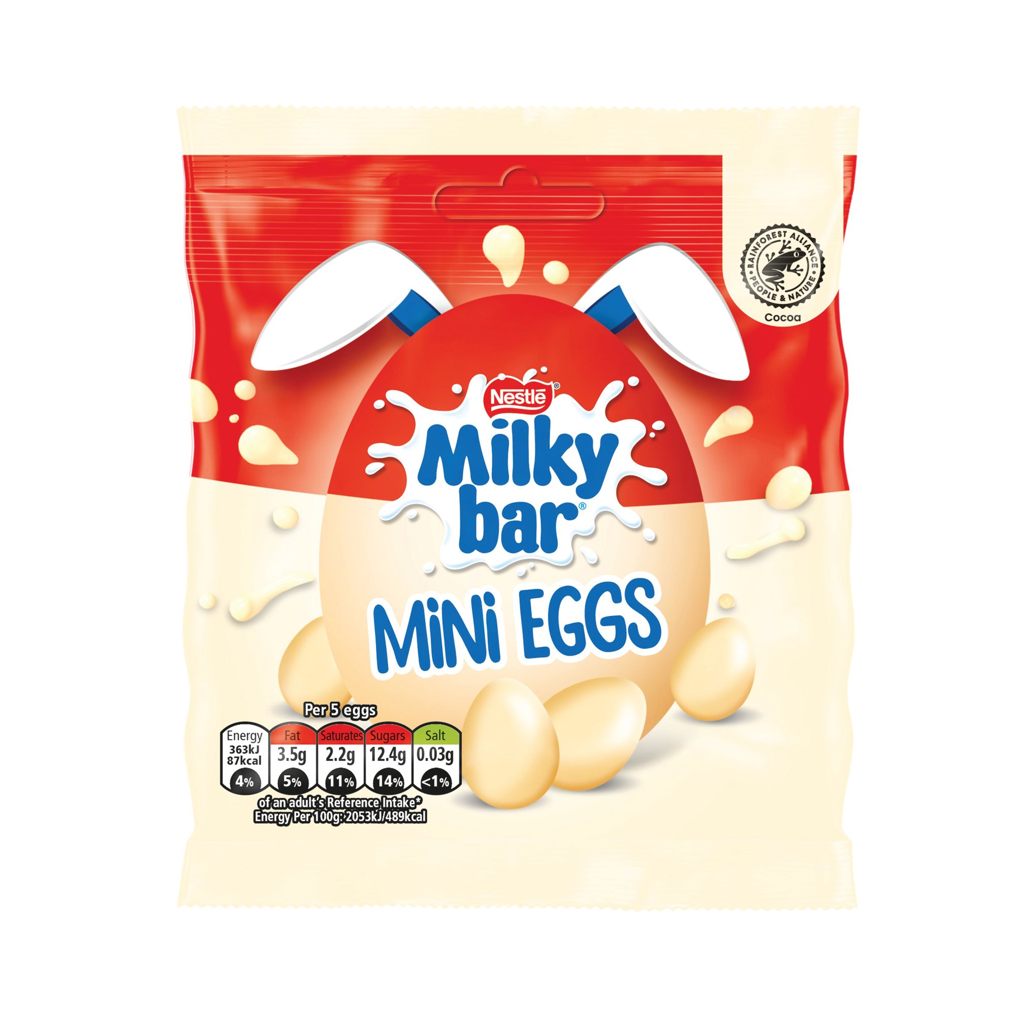 NESTLE MILKYBAR MINI EGG WHT BAG 80G