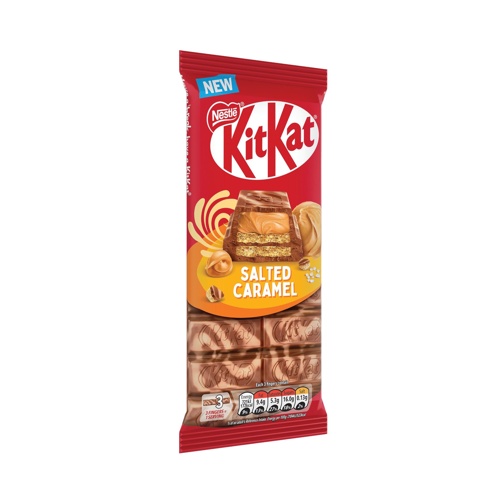 KITKAT SHARING BAR SALT CARAMEL PK15