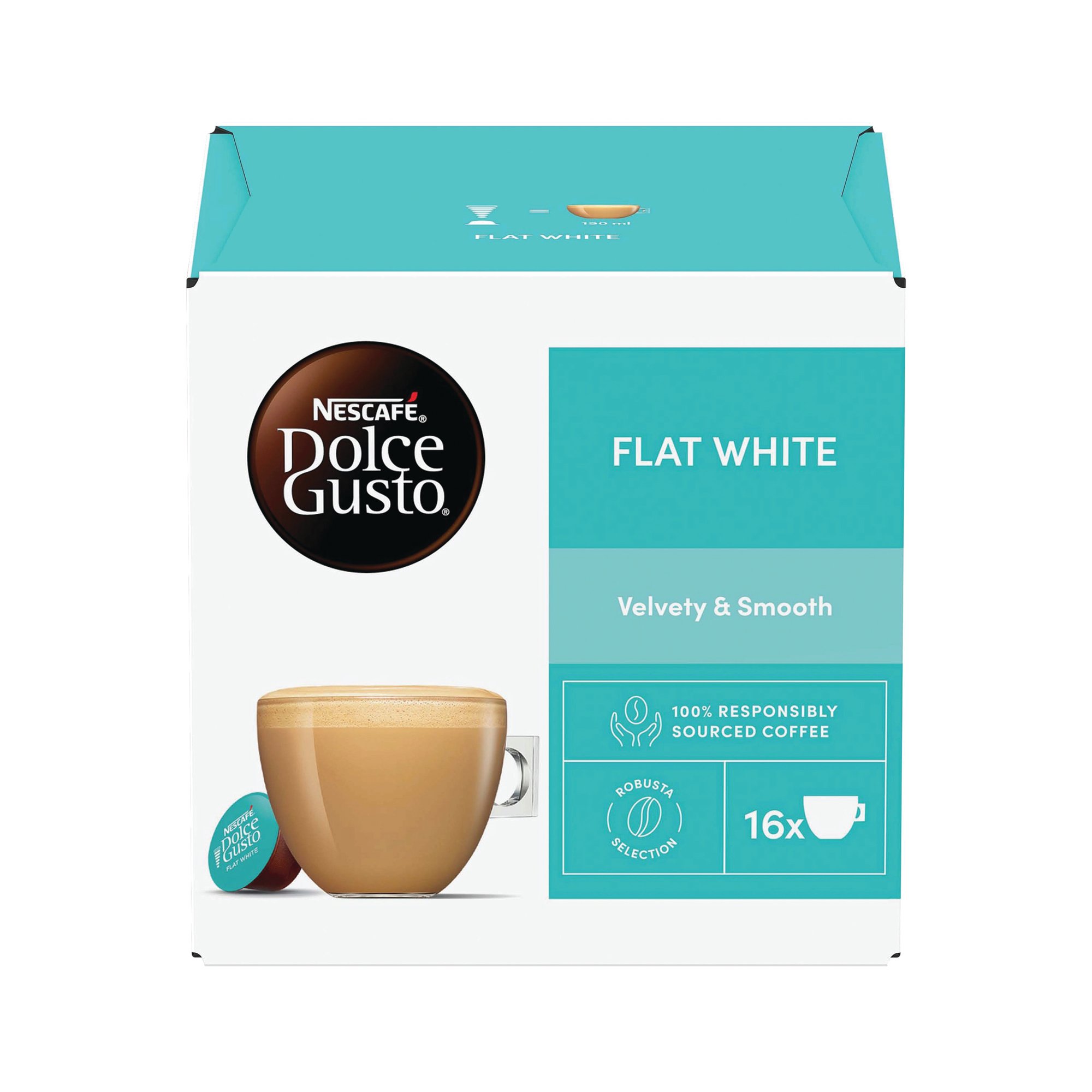 NESCAFE DOLCE GUSTO FLT WHT COF PK36
