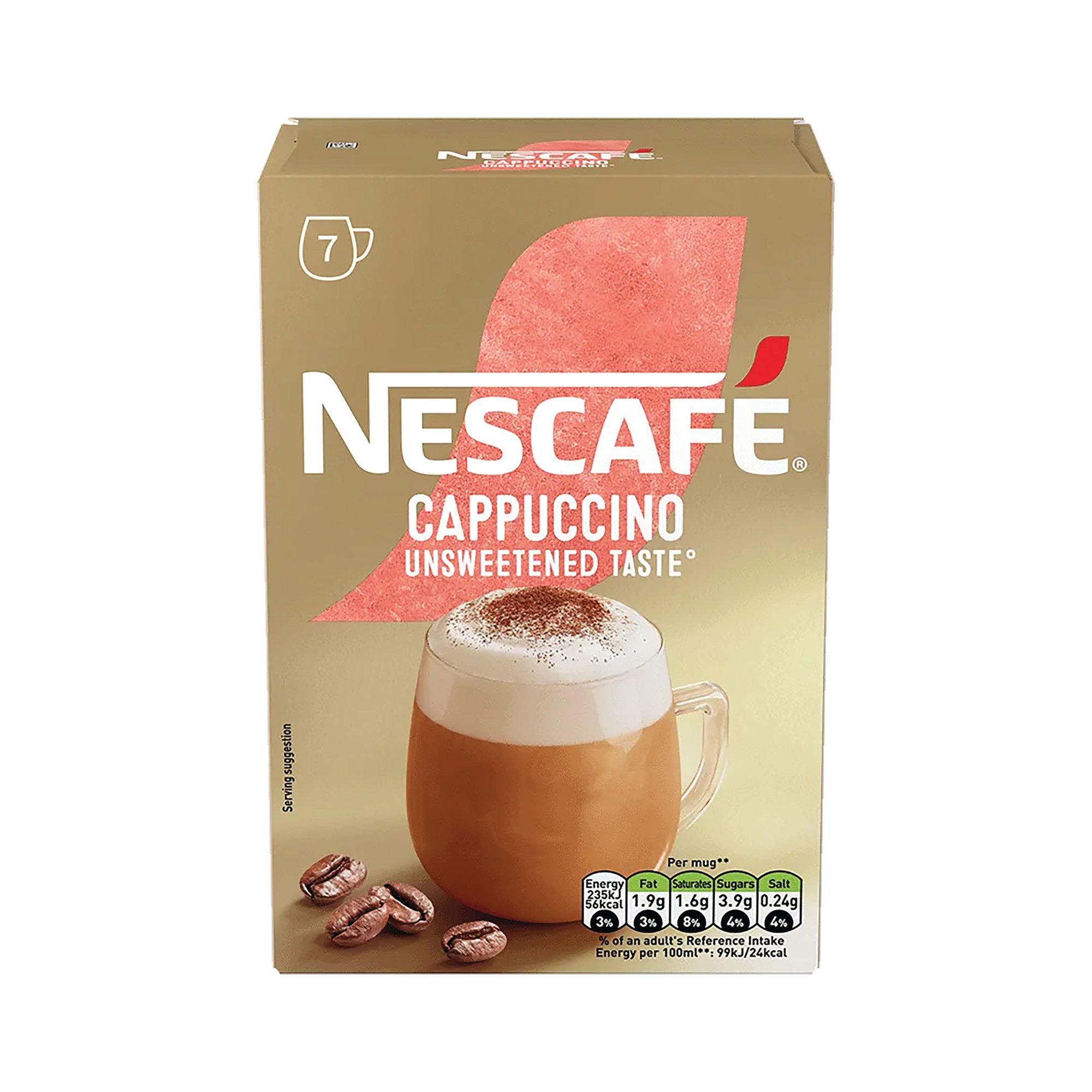 NESCAFE CAPPUCCINO UNSWEET SAC PK7
