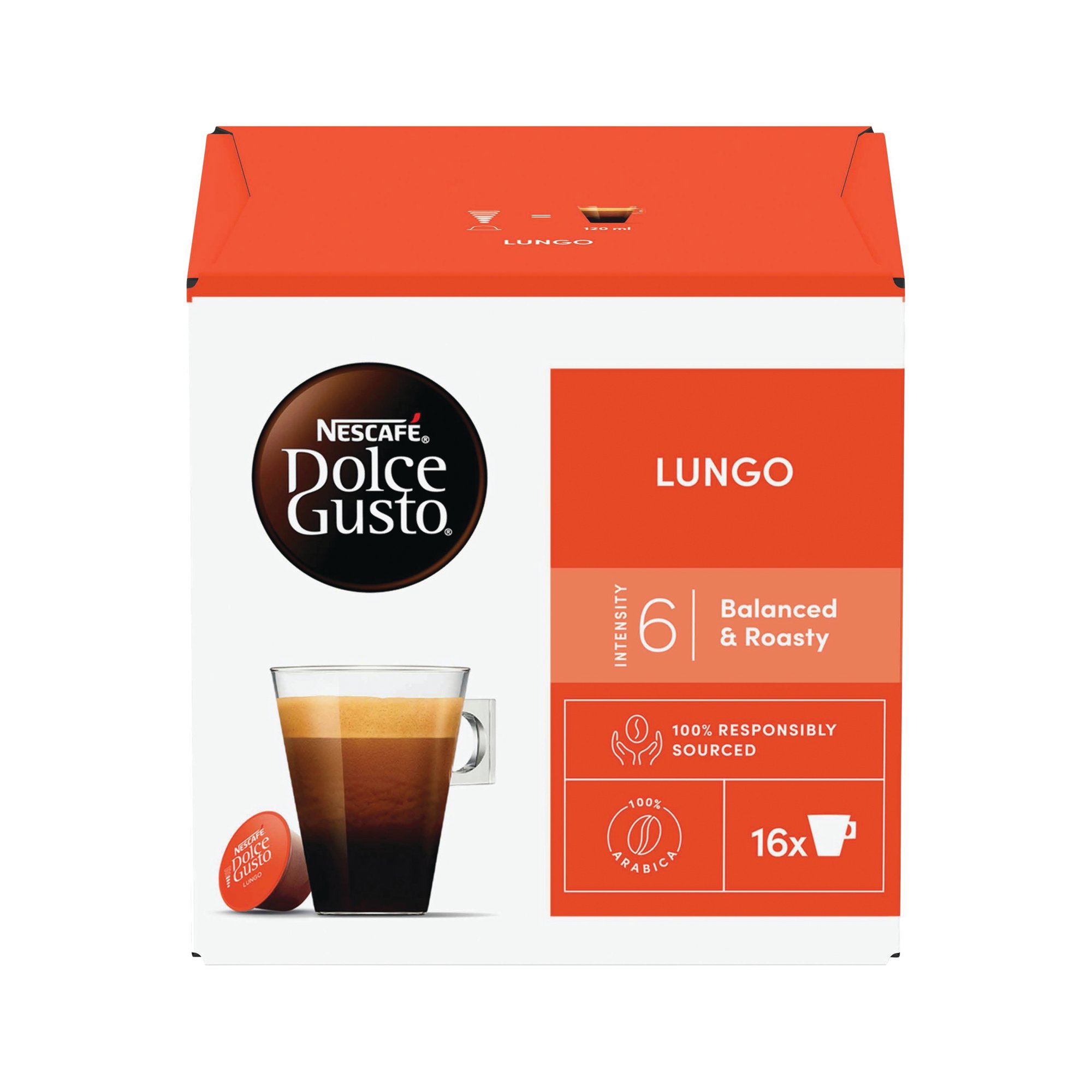 NESCAFE DG CAFE LUNGO CAPSULES PK48