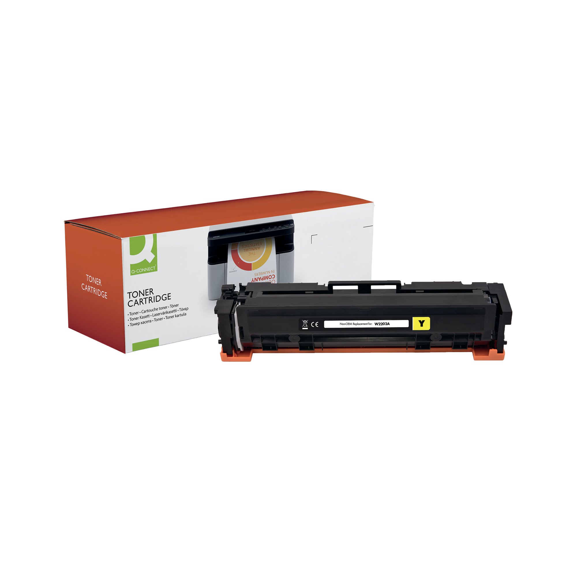Q-CONNECT COMP HP 220A TONER YELLOW