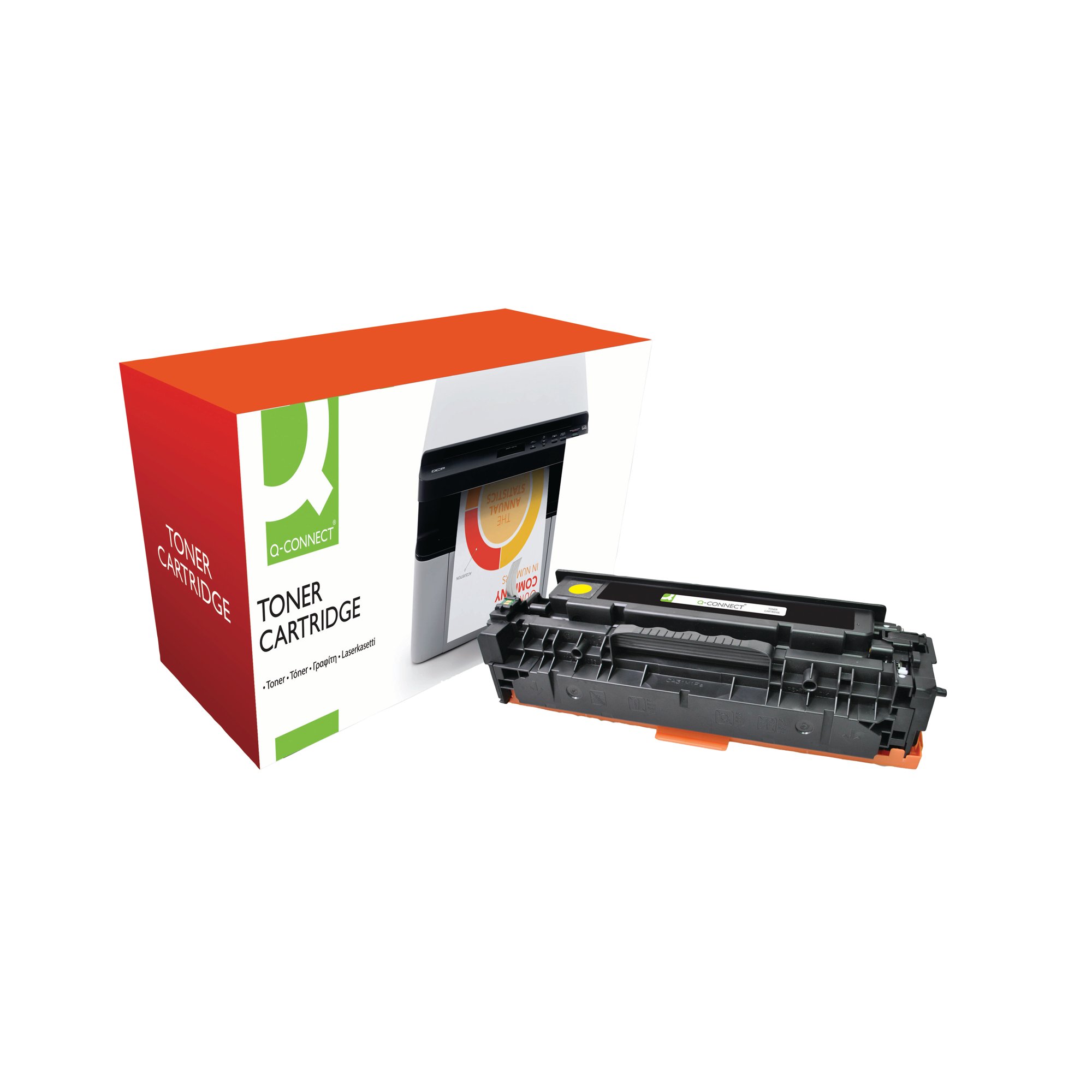 Q-CONNECT HP 304A YLW TONER CC532A