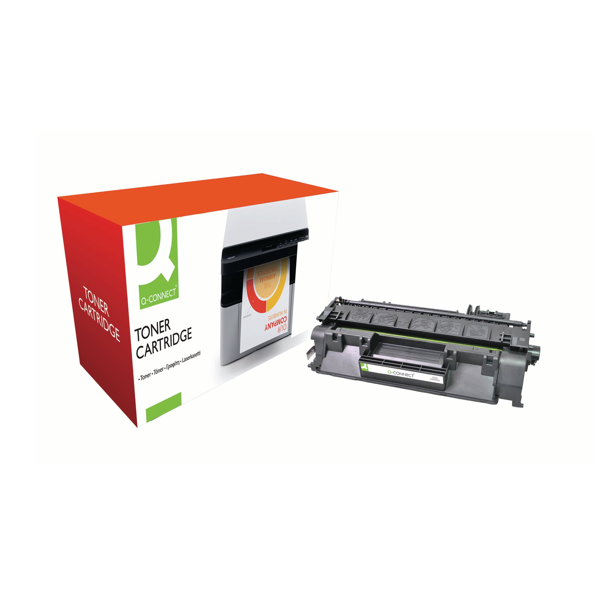 Q-CONNECT HP 80A BLACK TONER CF280A