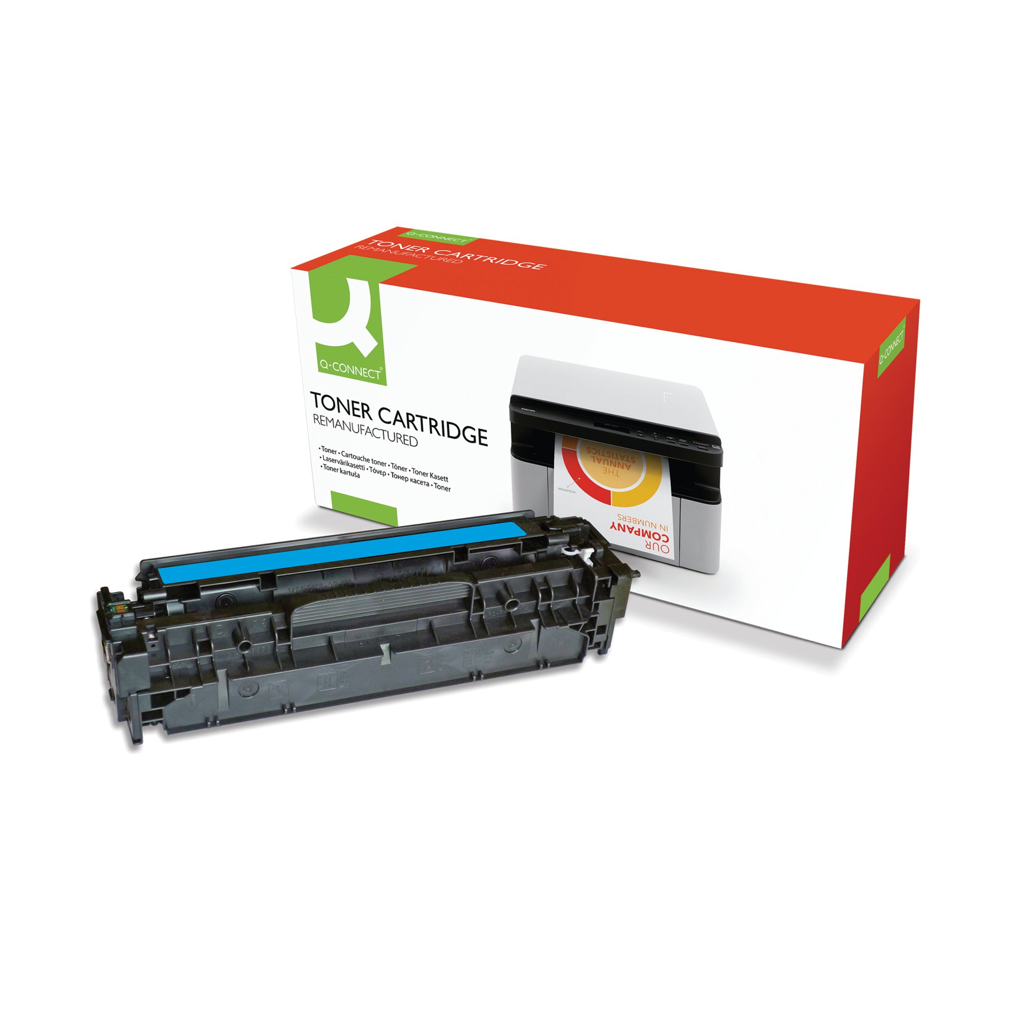 Q-CONNECT HP 312A TONER CART CYAN