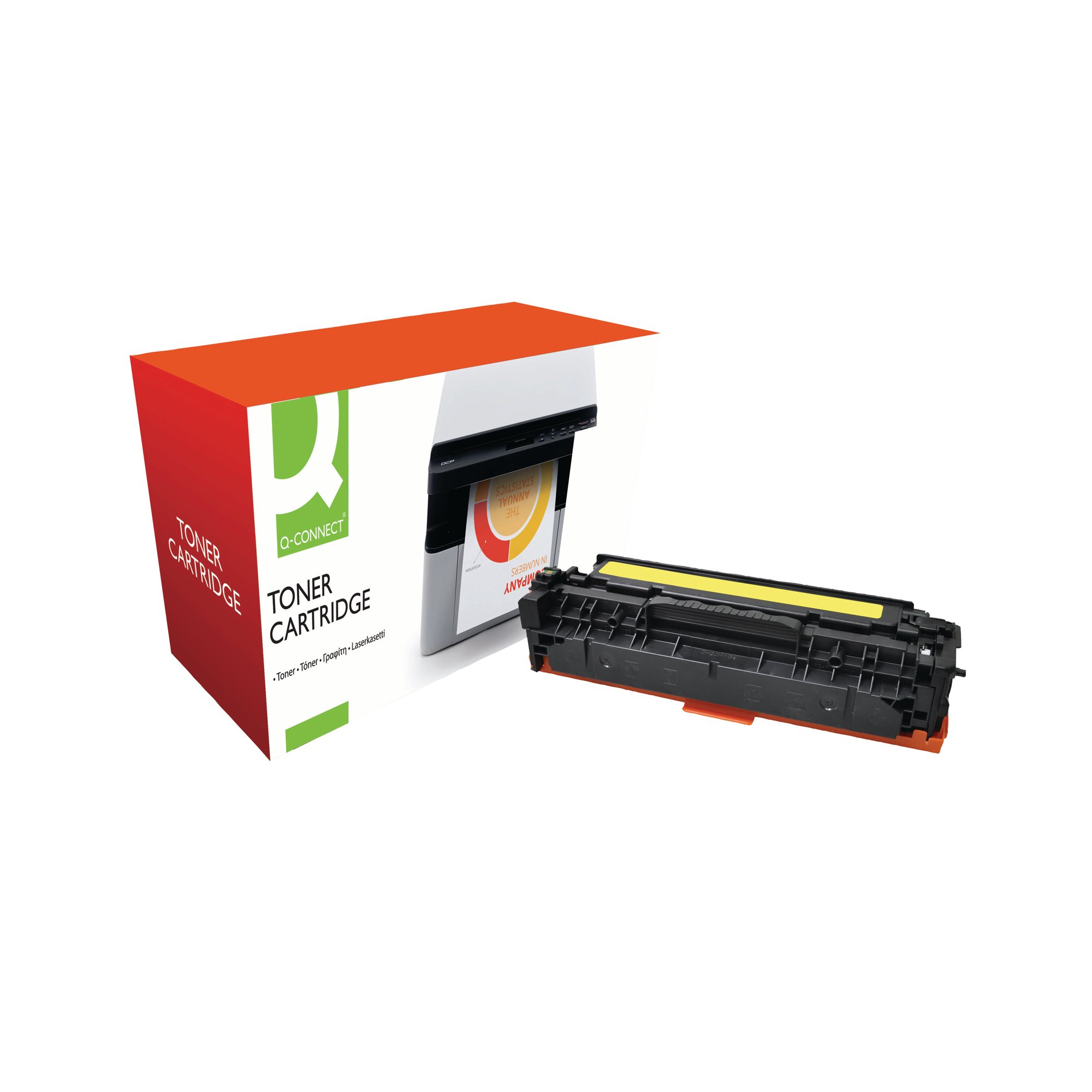 Q-CONNECT HP 312A TONER CART YELLOW