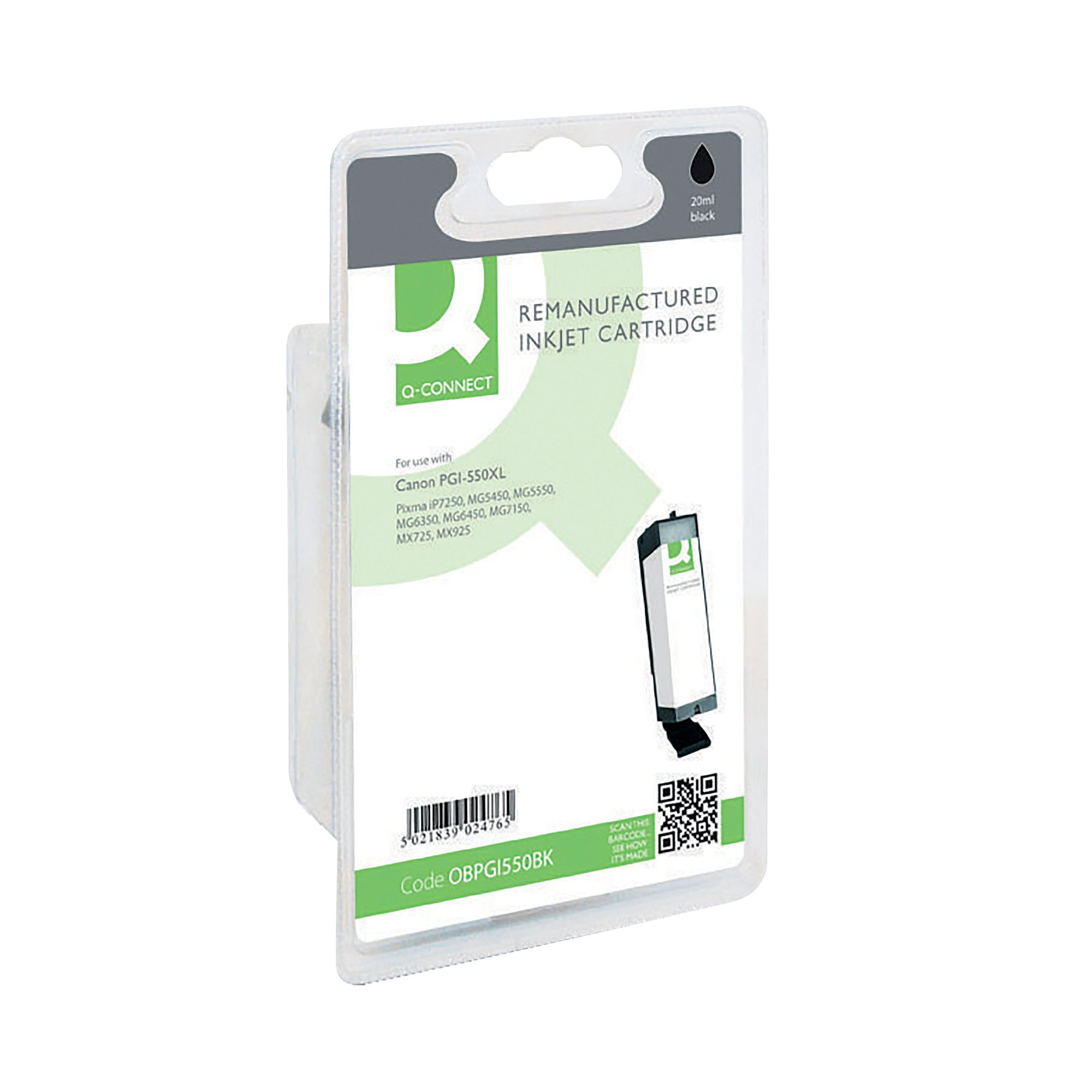 Q-CONNECT CANON PGI-550XL INK HY BLK