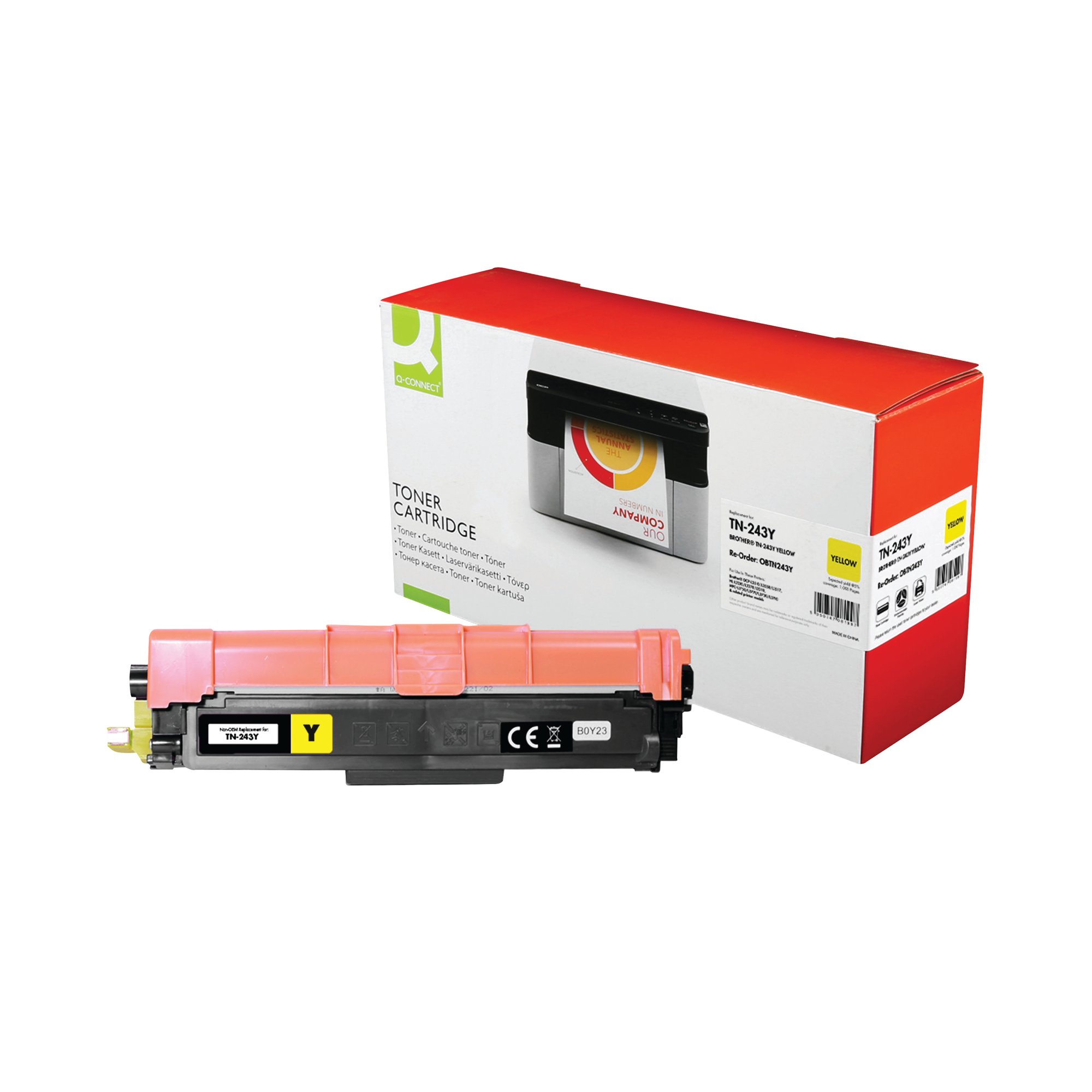 Q-CONNECT BROTHER TN-243Y TONER YLW