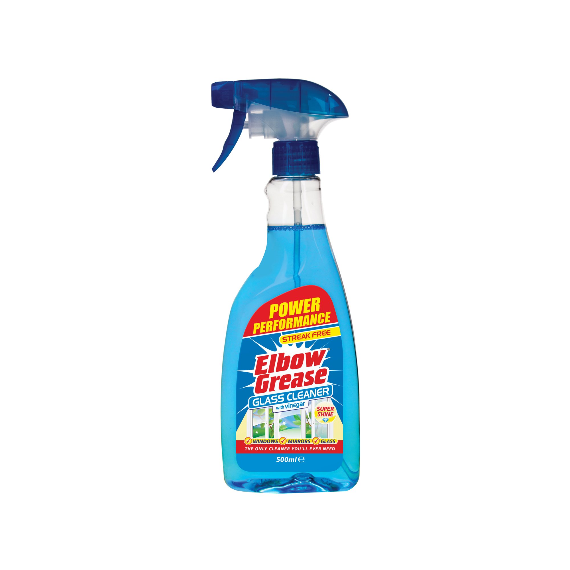 ELBOW GREASE GLASS CLEANER 500ML