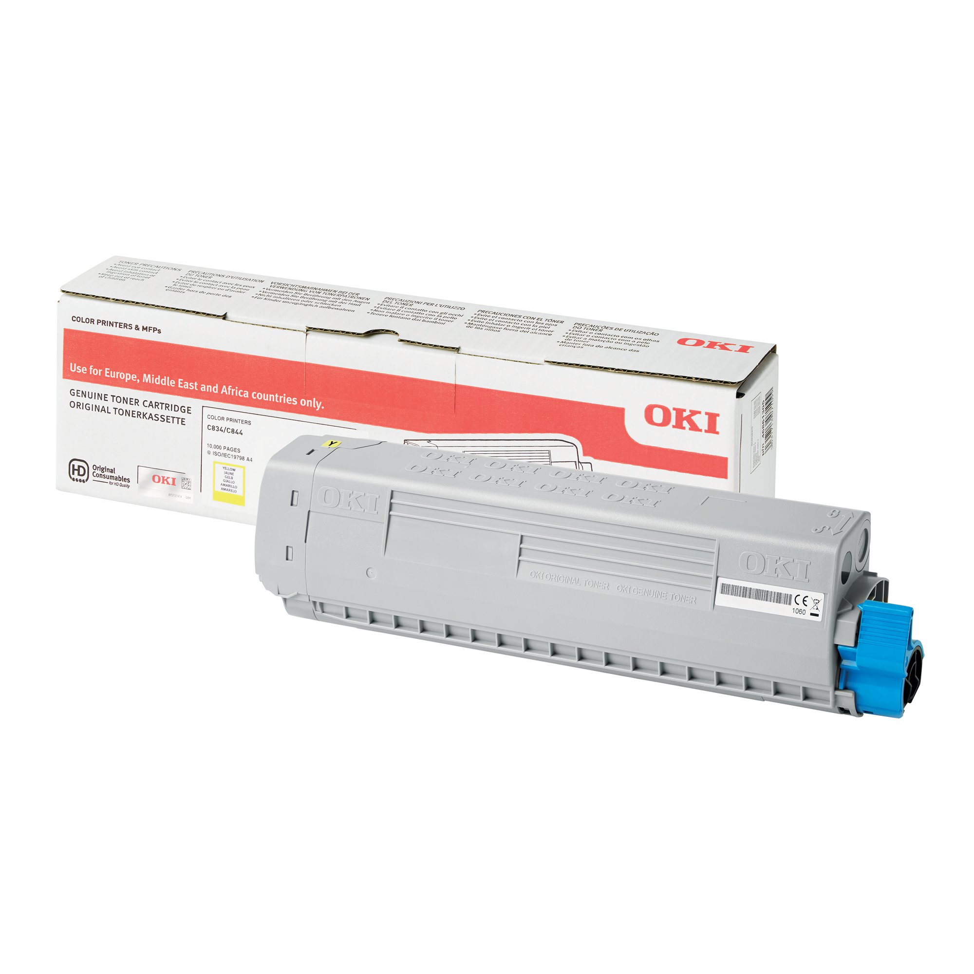 OKI C834 844 HY LSER CRTRDGE YEL