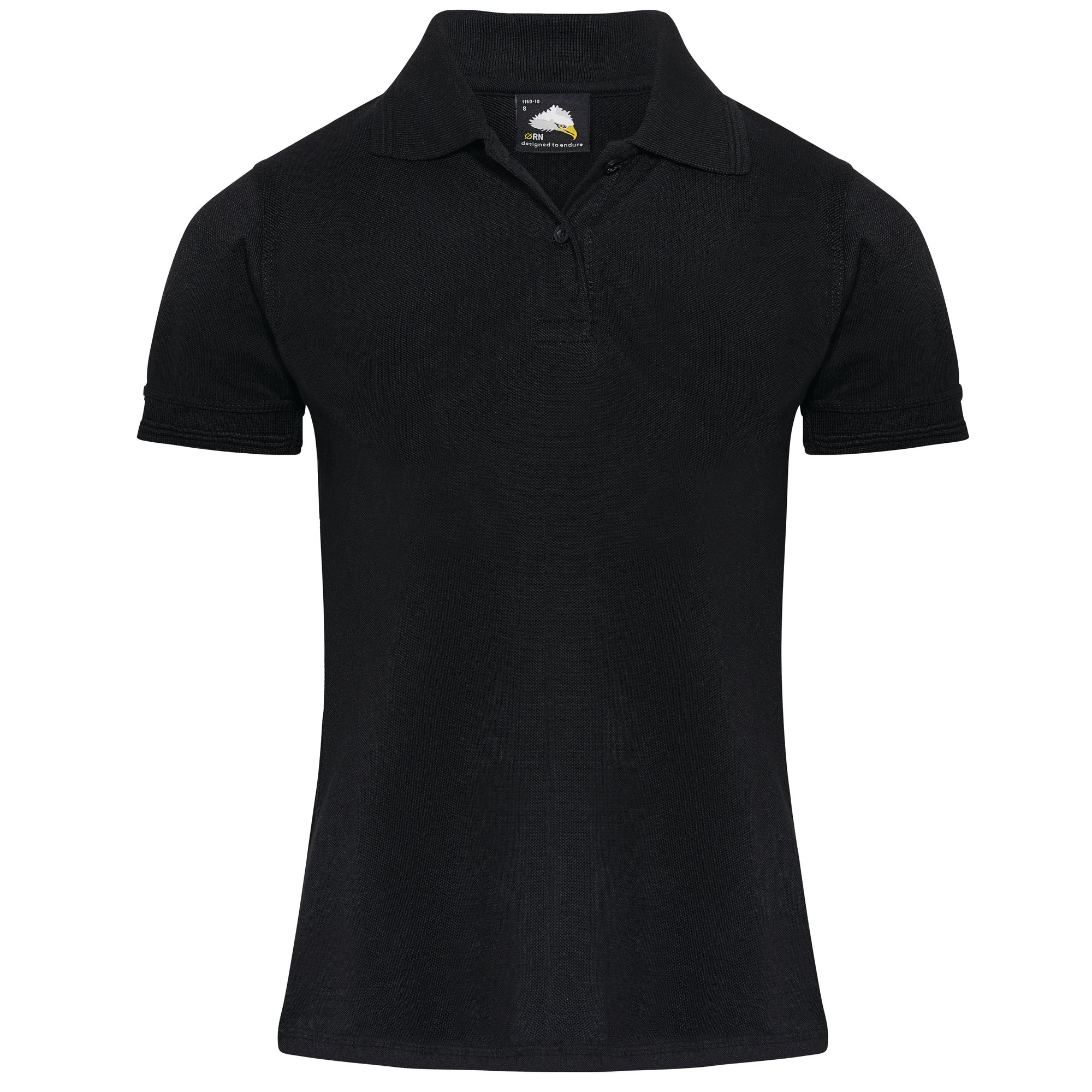 LADIES EAGLE POLO SHIRT BLACK 16