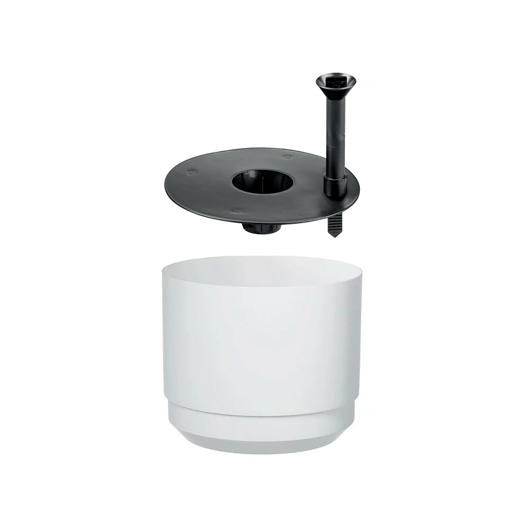 PAULINA SELF WATERING POT 17CM WHITE