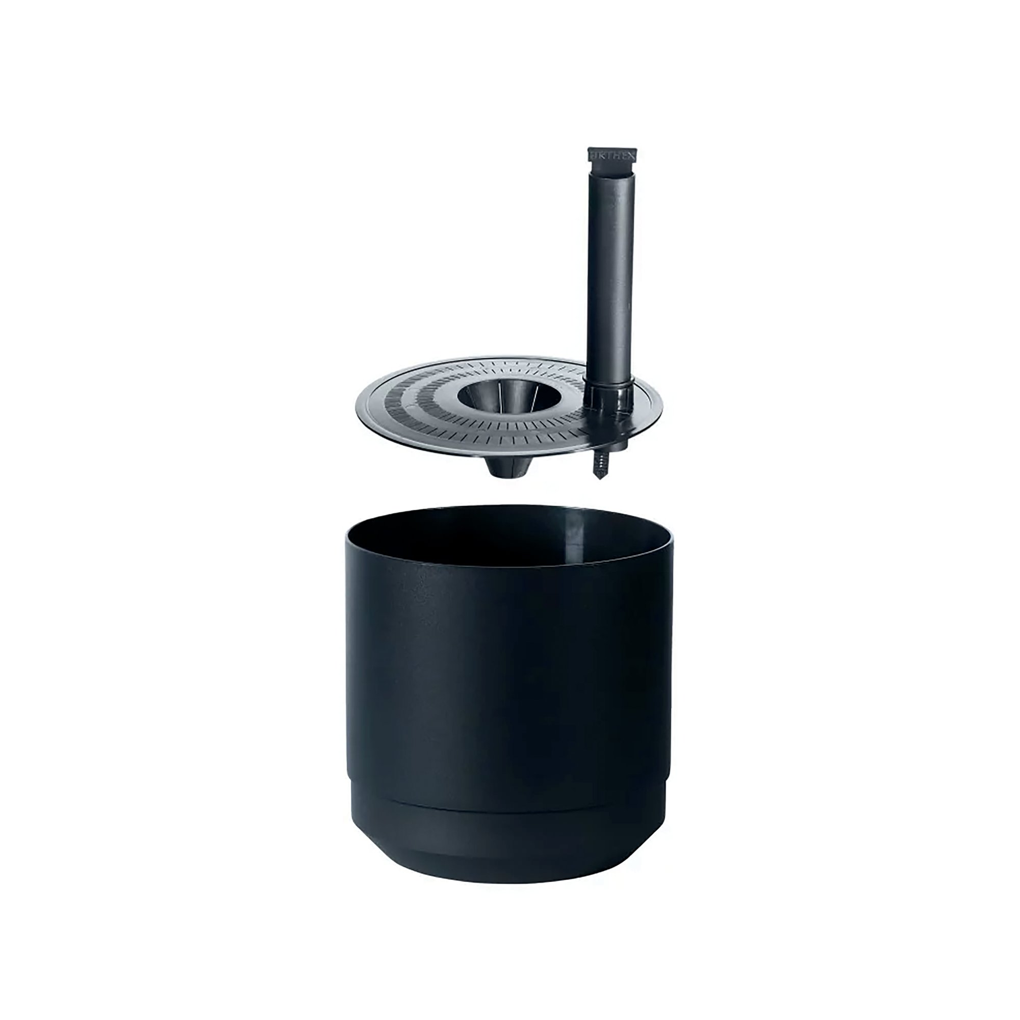 PAULINA SELF WATERING POT 30CM BLACK