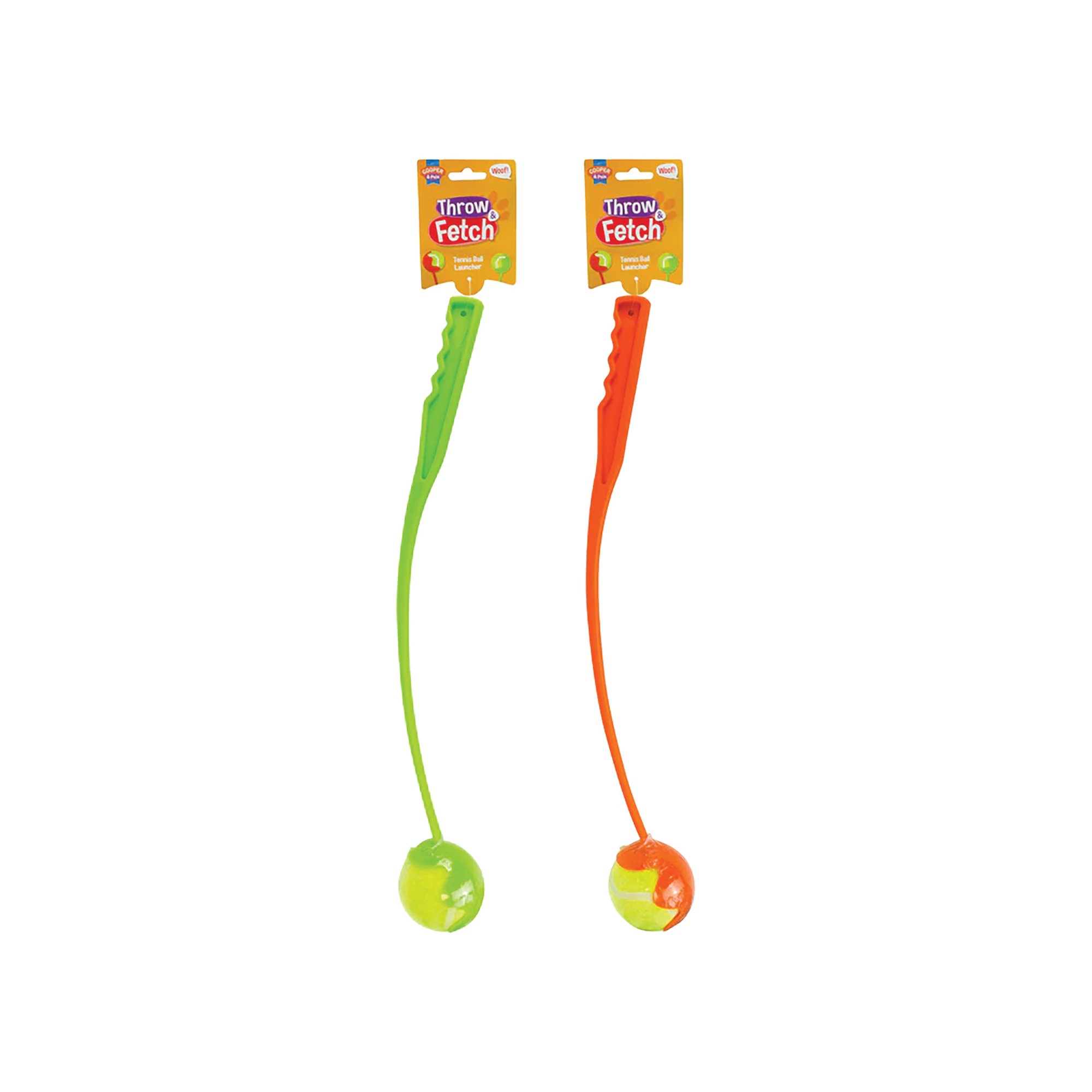 DOG BALL LAUNCHER LG 470MM AST PK12
