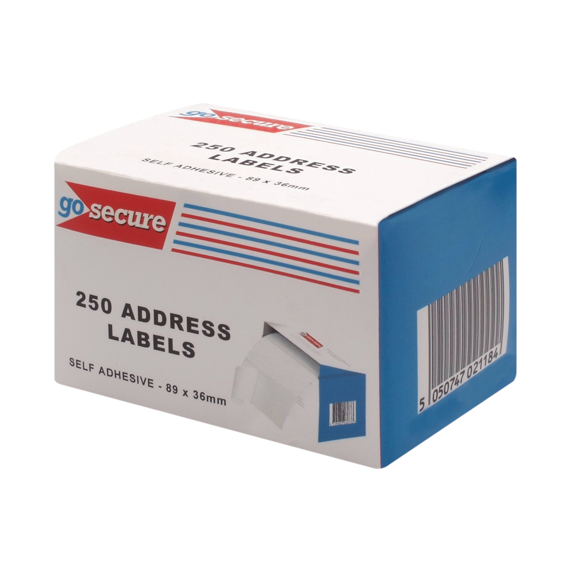 GOSECURE 250 ADDRESS LABELS PK1500
