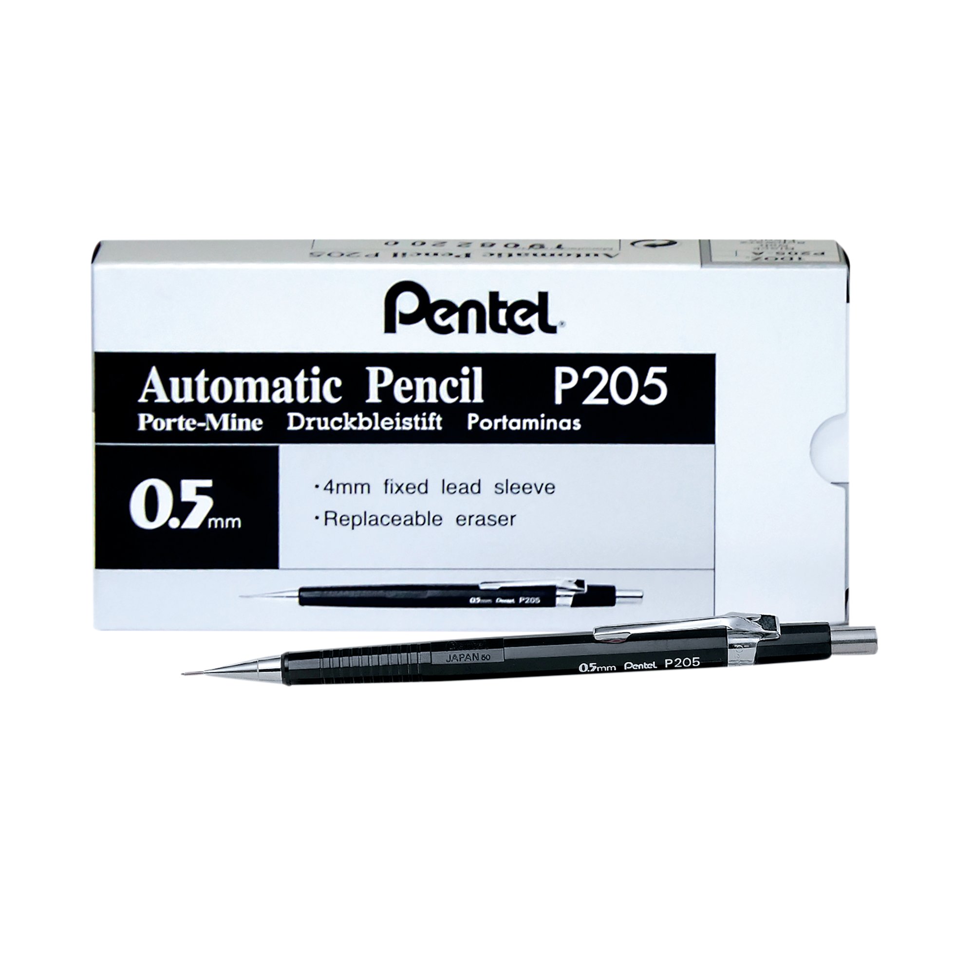 PENTEL P205 AUTO PENCIL 0.5MM PK12